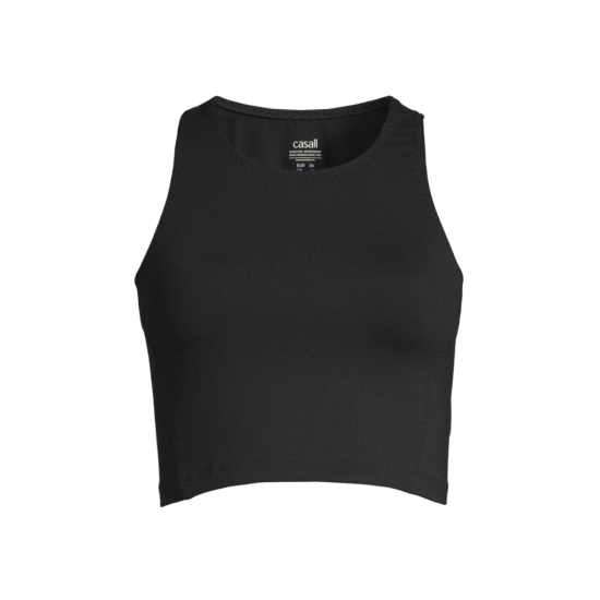 Casall Comfort Crop Top, Siyah