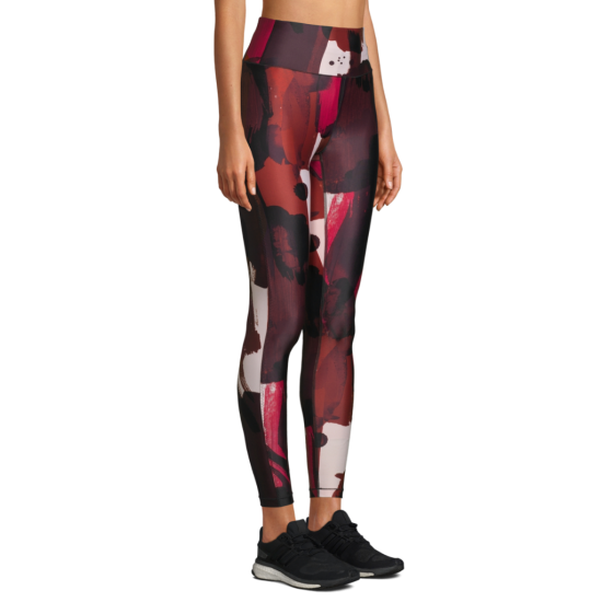 Casall Paint Printed 7/8 Tights, kırmızı