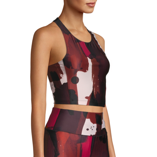 Casall Paint Printed Crop Top, Çok Renkli