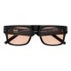 Kaleos Maurer Black Orange Photocromic Unisex Sunglasses