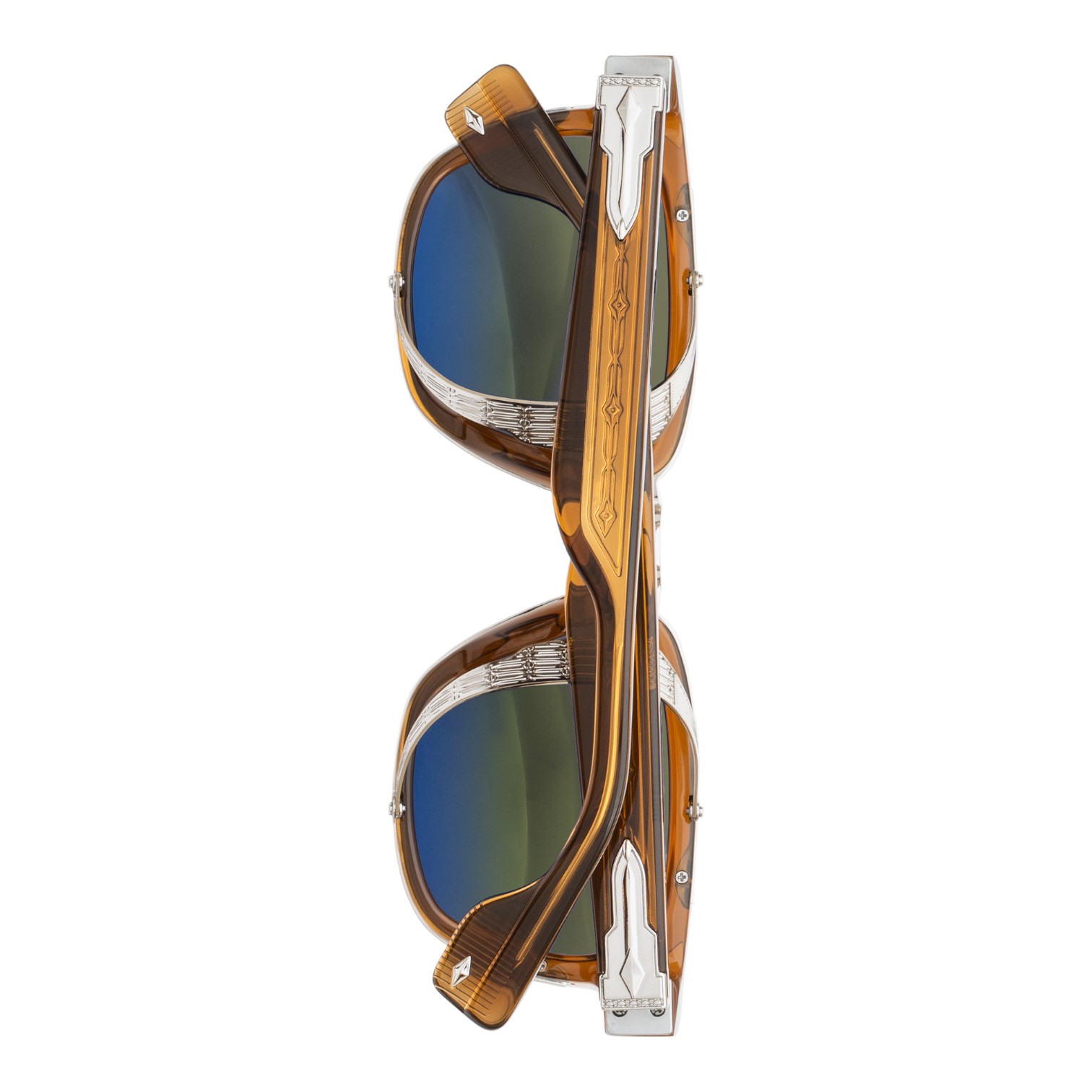 Unique Design Milano Marquise 22k Kahverengi Unisex Güneş Gözlüğü - Görsel 3