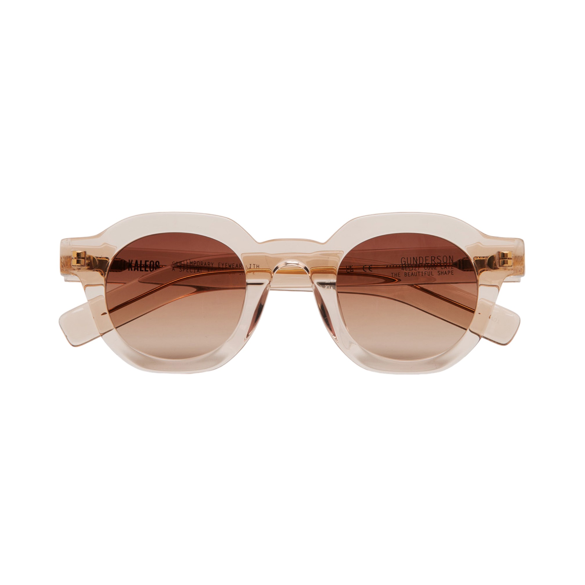 Kaleos Gunderson Şeffaf Unisex Güneş Gözlüğü