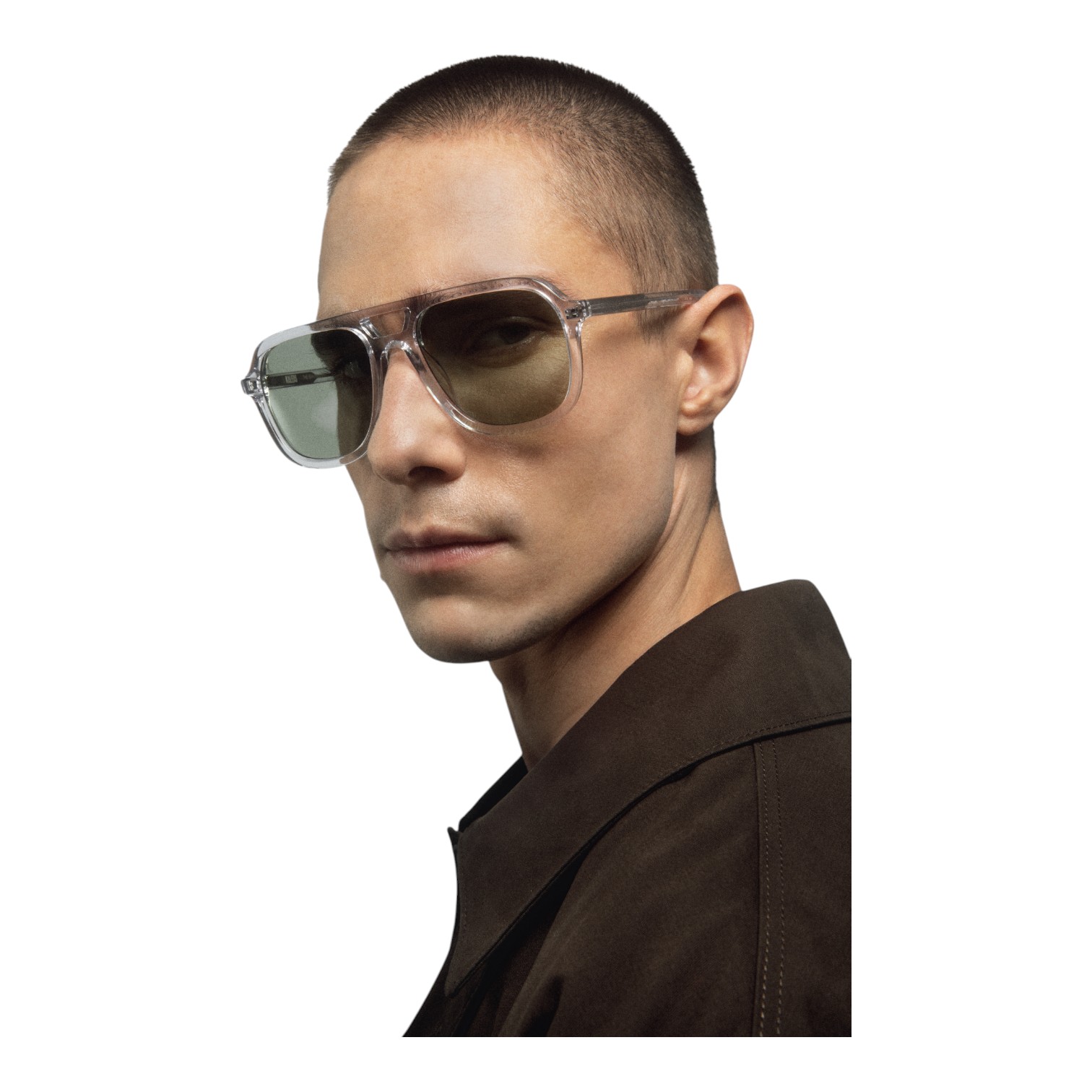 Kaleos Zebrino Şeffaf Fotokromik Unisex Güneş Gözlüğü - Görsel 3
