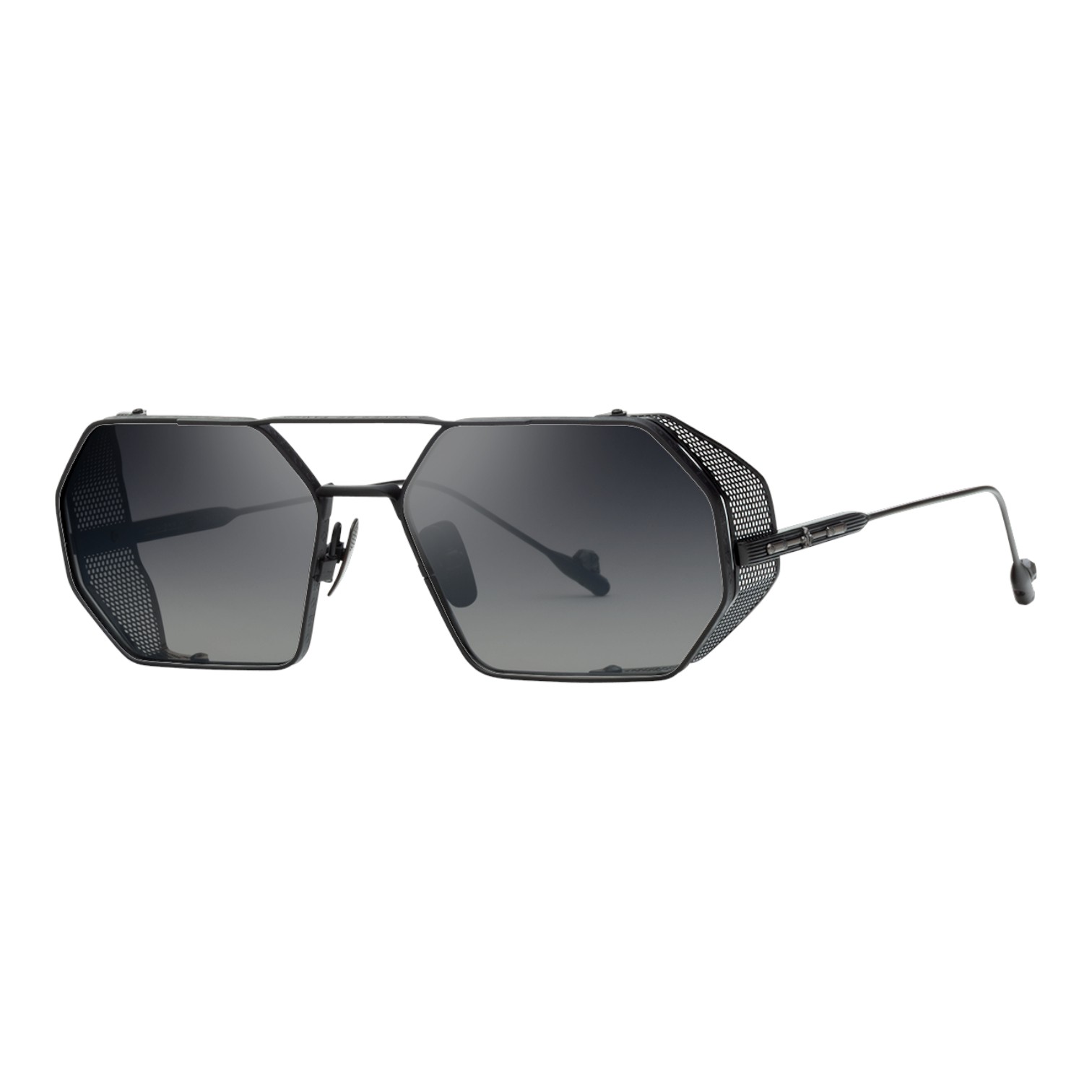 Philippe V N17.1 Mat Siyah Titanyum Unisex Güneş Gözlüğü - Görsel 2