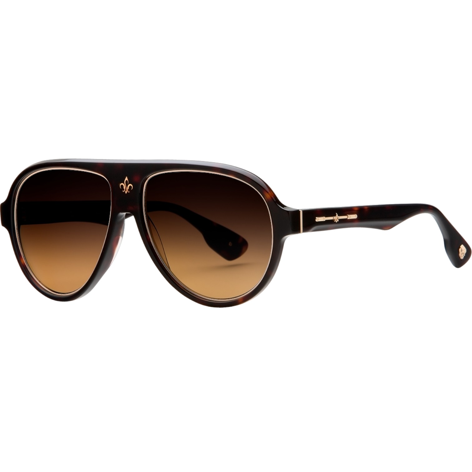 Philippe V N4.1 Havana Kahverengi Unisex Güneş Gözlüğü - Görsel 2