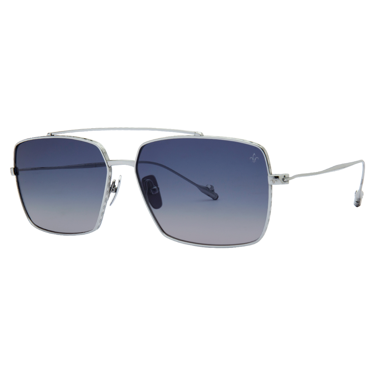 Philippe V N16.1 Gümüş Lacivert Titanyum Unisex Güneş Gözlüğü - Görsel 2