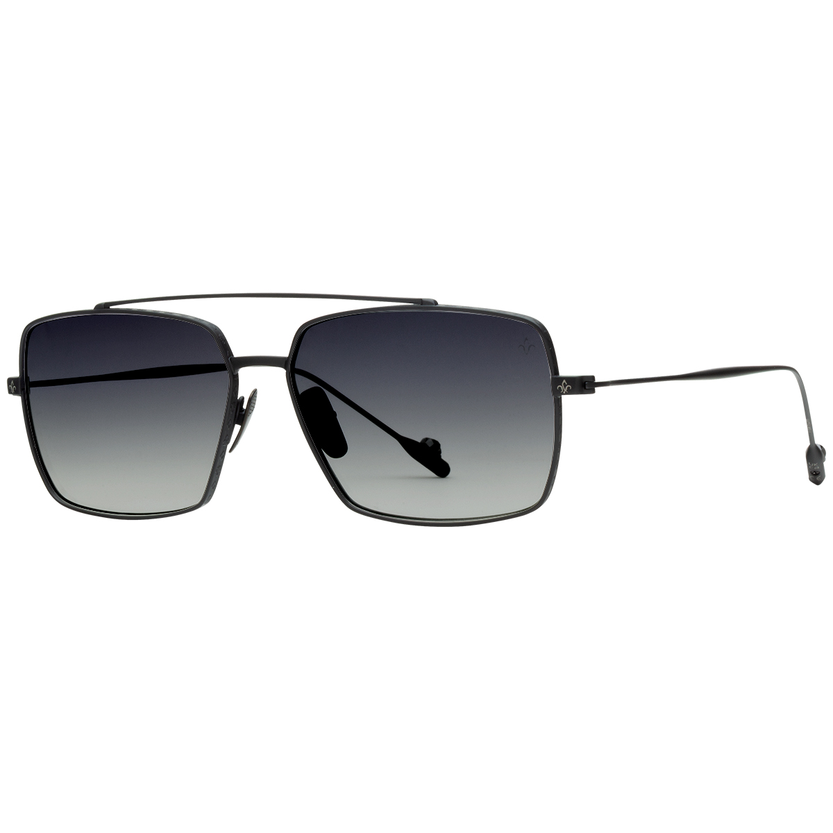 Philippe V N16.1S Mat Siyah Titanyum Unisex Güneş Gözlüğü - Görsel 2