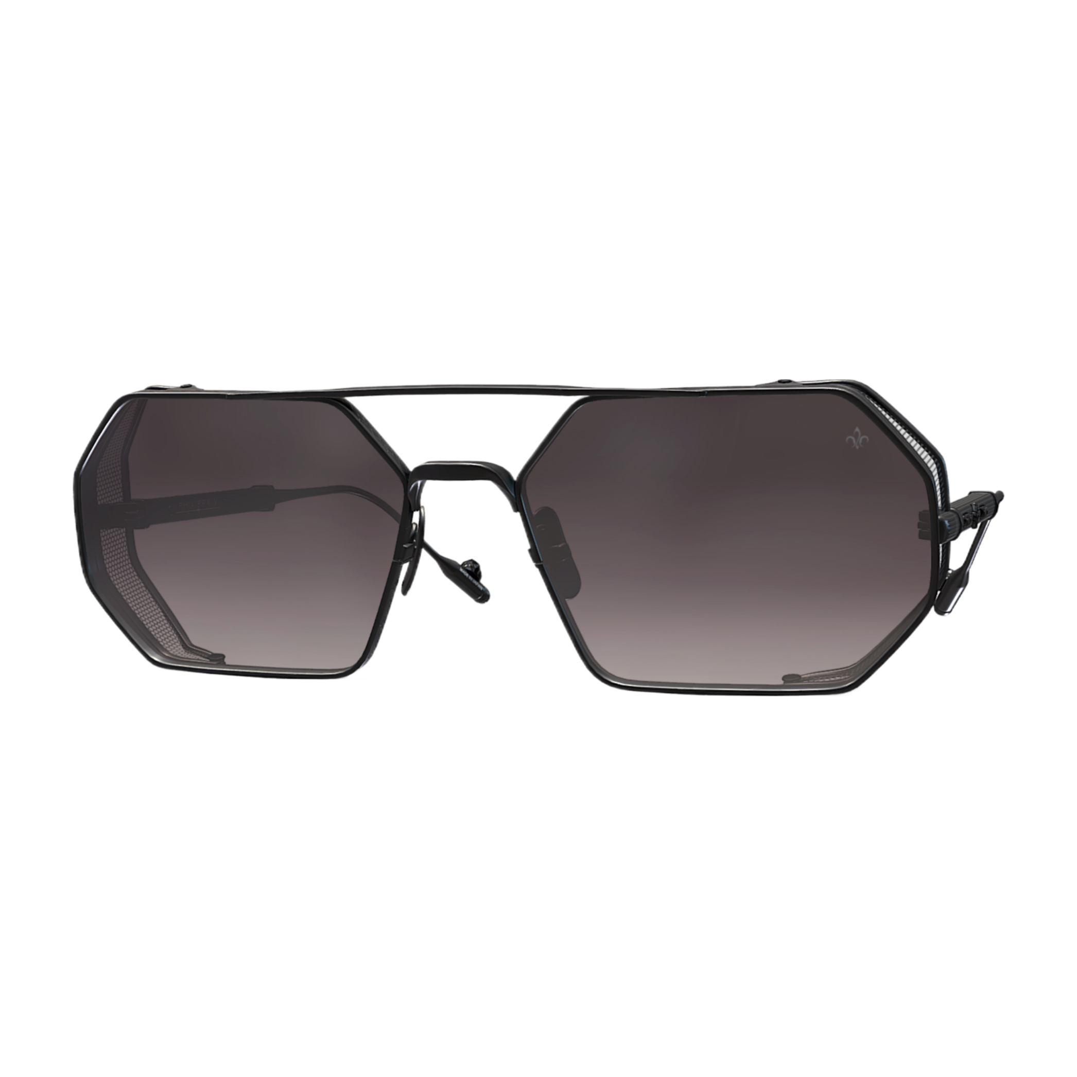 Philippe V N17.2 Siyah Mat Titanyum Unisex Güneş Gözlüğü - Görsel 2