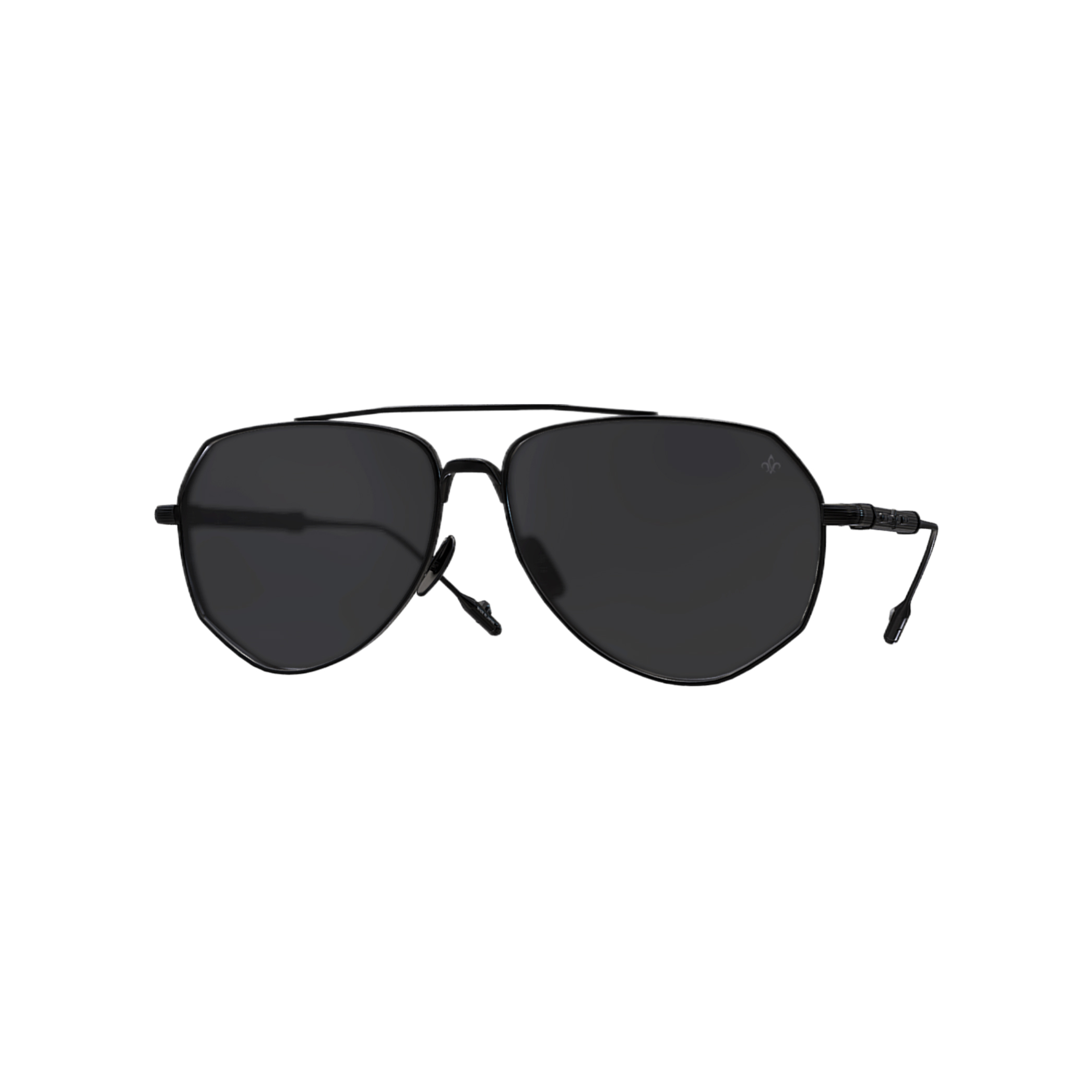 Philippe V N27 Mat Siyah Titanyum Unisex Güneş Gözlüğü - Görsel 2