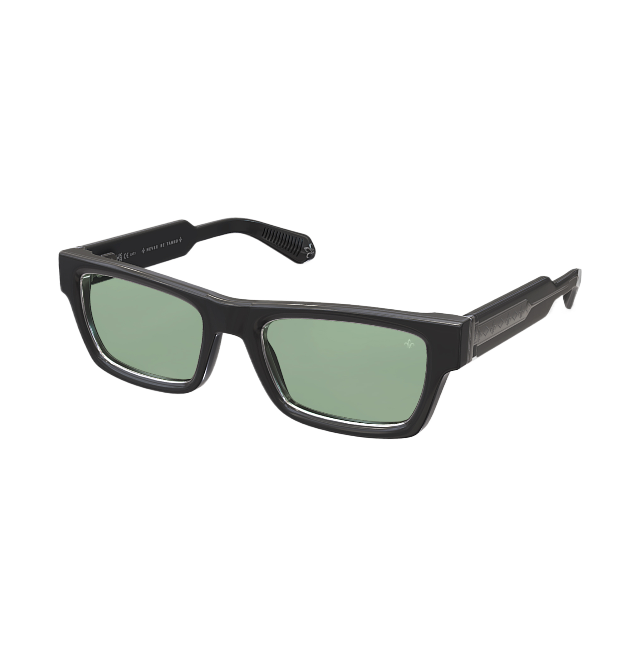 Philippe V N29 Siyah Yeşil Fotokromik Unisex Güneş Gözlüğü - Görsel 4