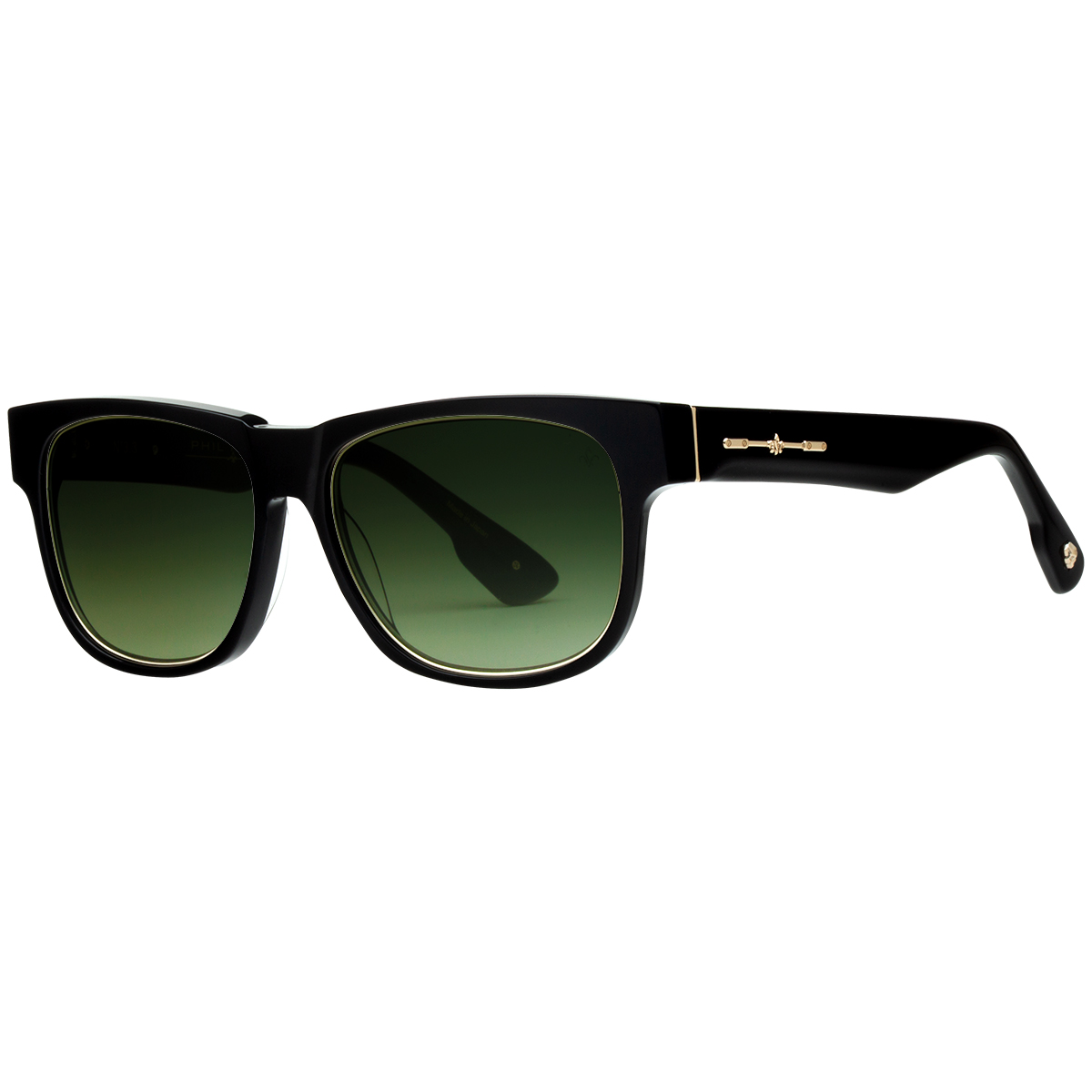 Philippe V N3.3 Siyah Yeşil Unisex Güneş Gözlüğü - Görsel 2