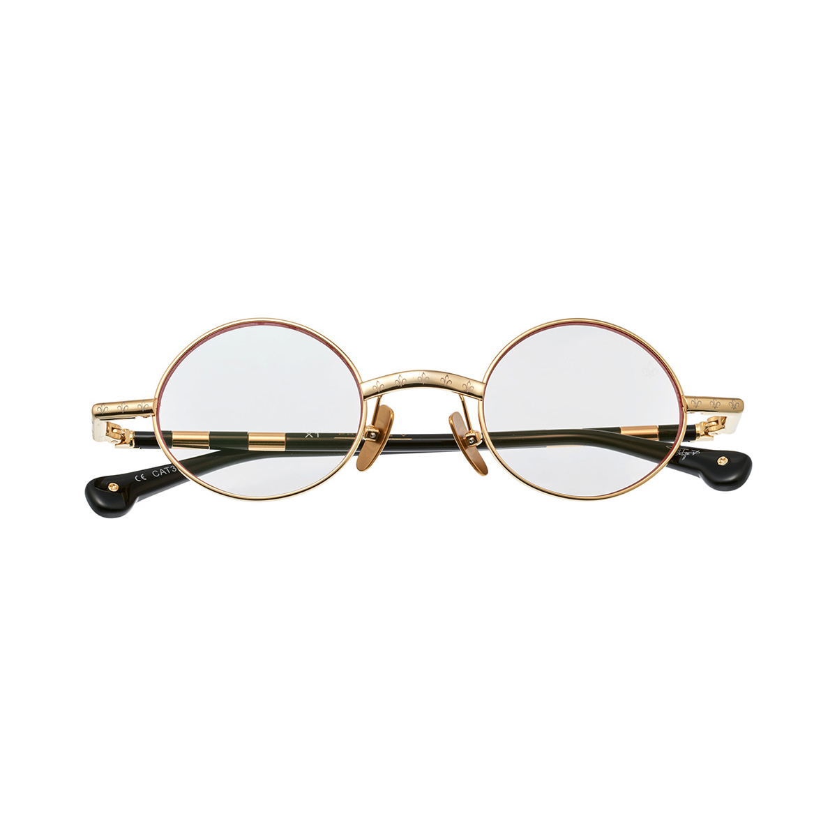 Philippe V X01 Altın Kahverengi Titanyum Unisex Güneş Gözlüğü - Görsel 3