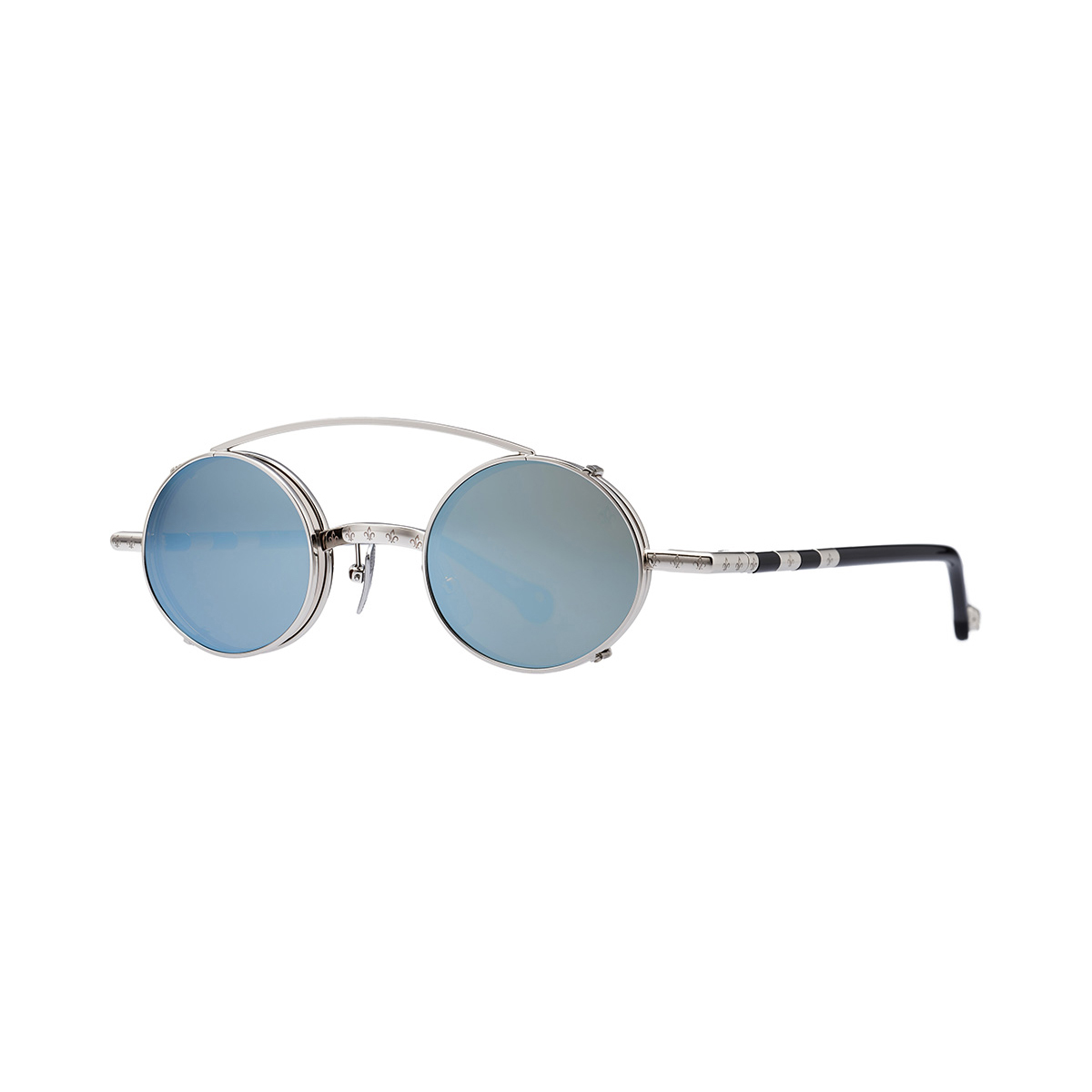 Philippe V X01 Silver Aynalı Titanyum Unisex Güneş Gözlüğü - Görsel 2
