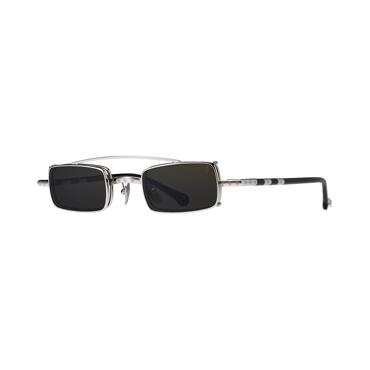 Philippe V X02 Gümüş Yeşil Titanyum Unisex Güneş Gözlüğü - Görsel 2