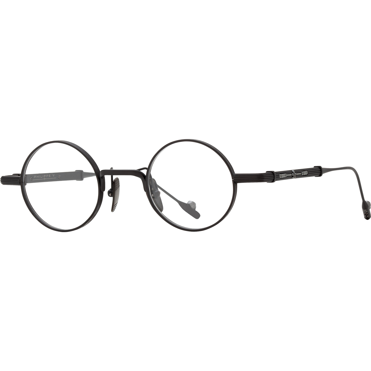 Philippe V X1.1 Mat Siyah Titanyum Unisex Güneş Gözlüğü - Görsel 4