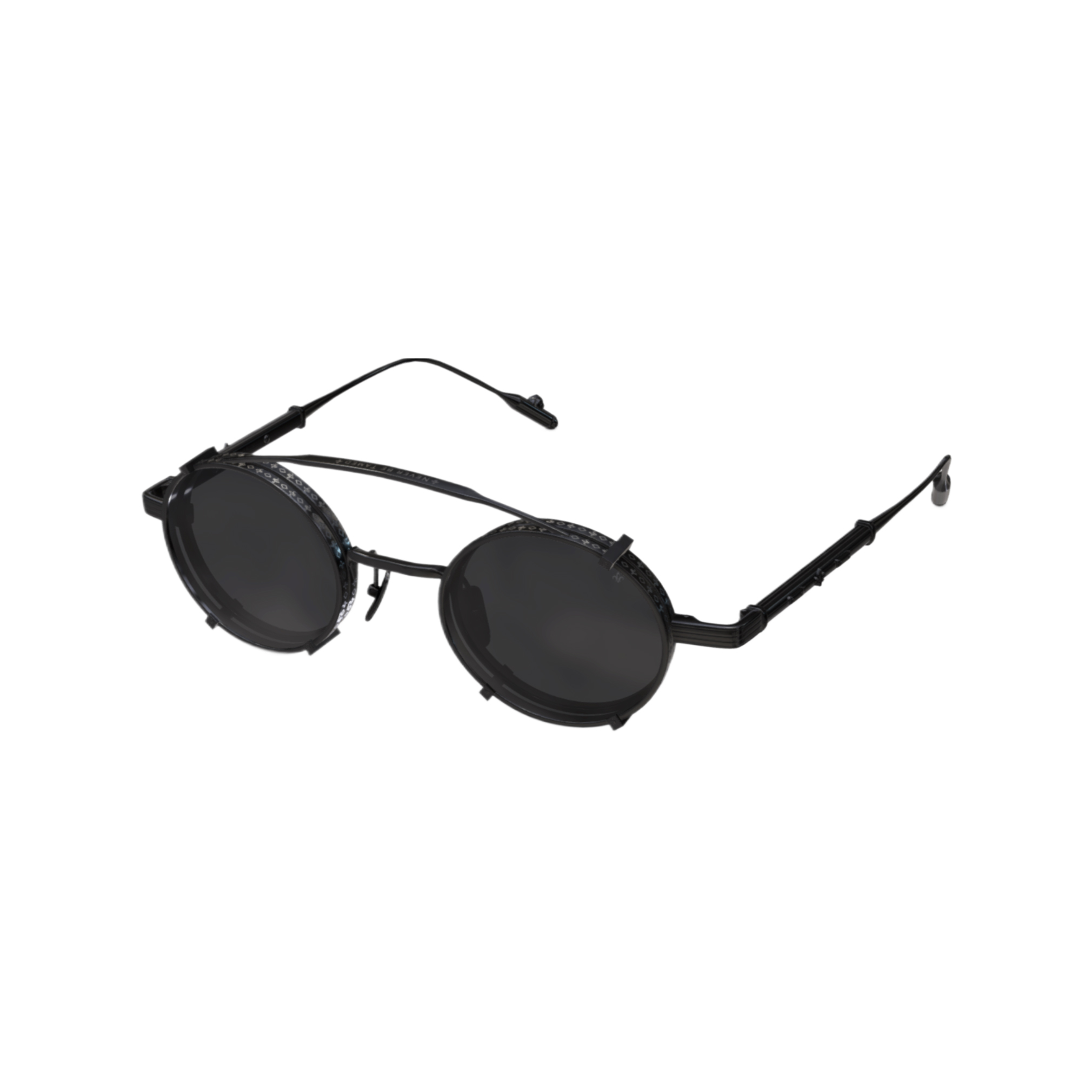Philippe V X1.2 Mat Siyah Titanyum Unisex Güneş Gözlüğü - Görsel 4