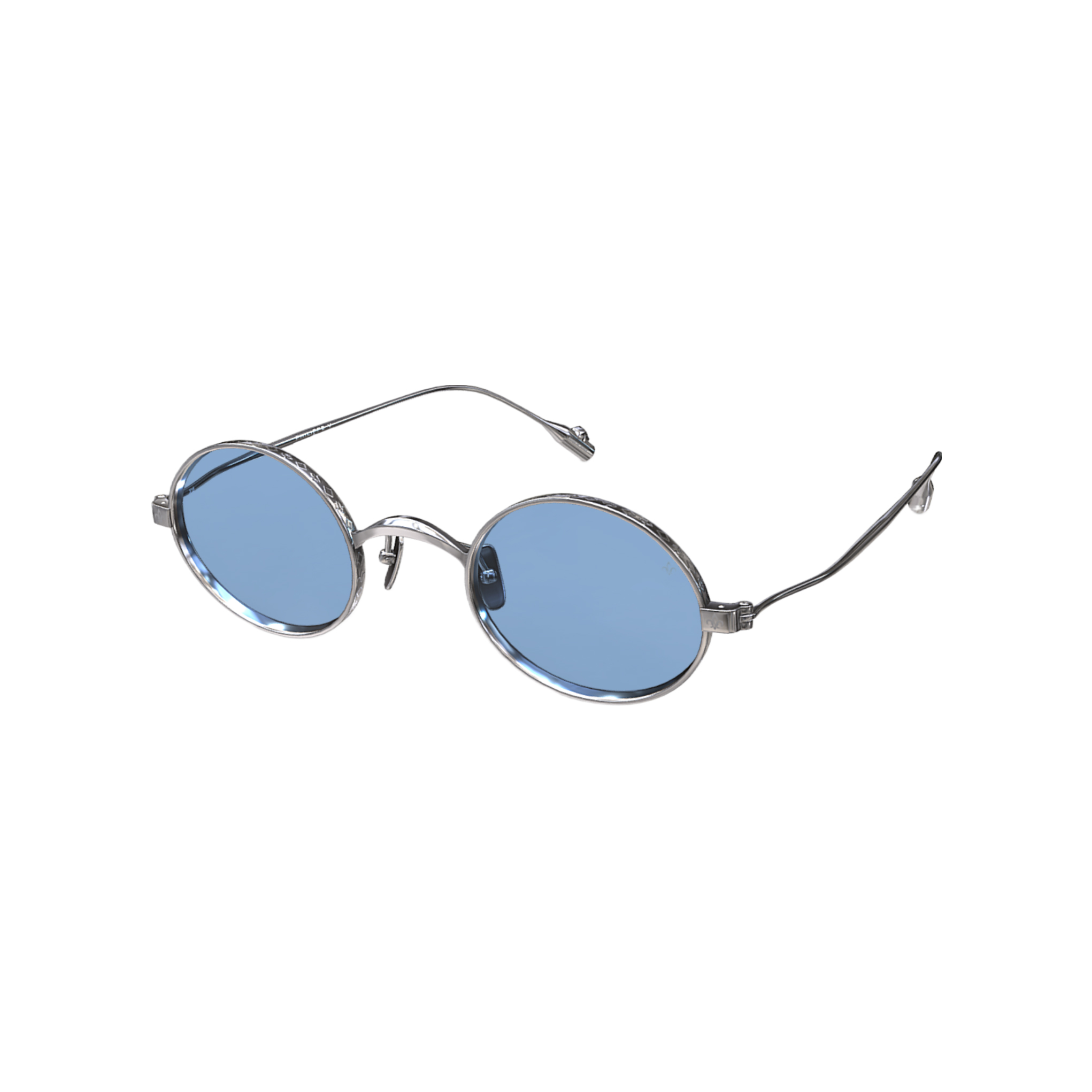 Philippe V X15 Gümüş Mavi Fotokromik Titanyum Unisex Güneş Gözlüğü - Görsel 3