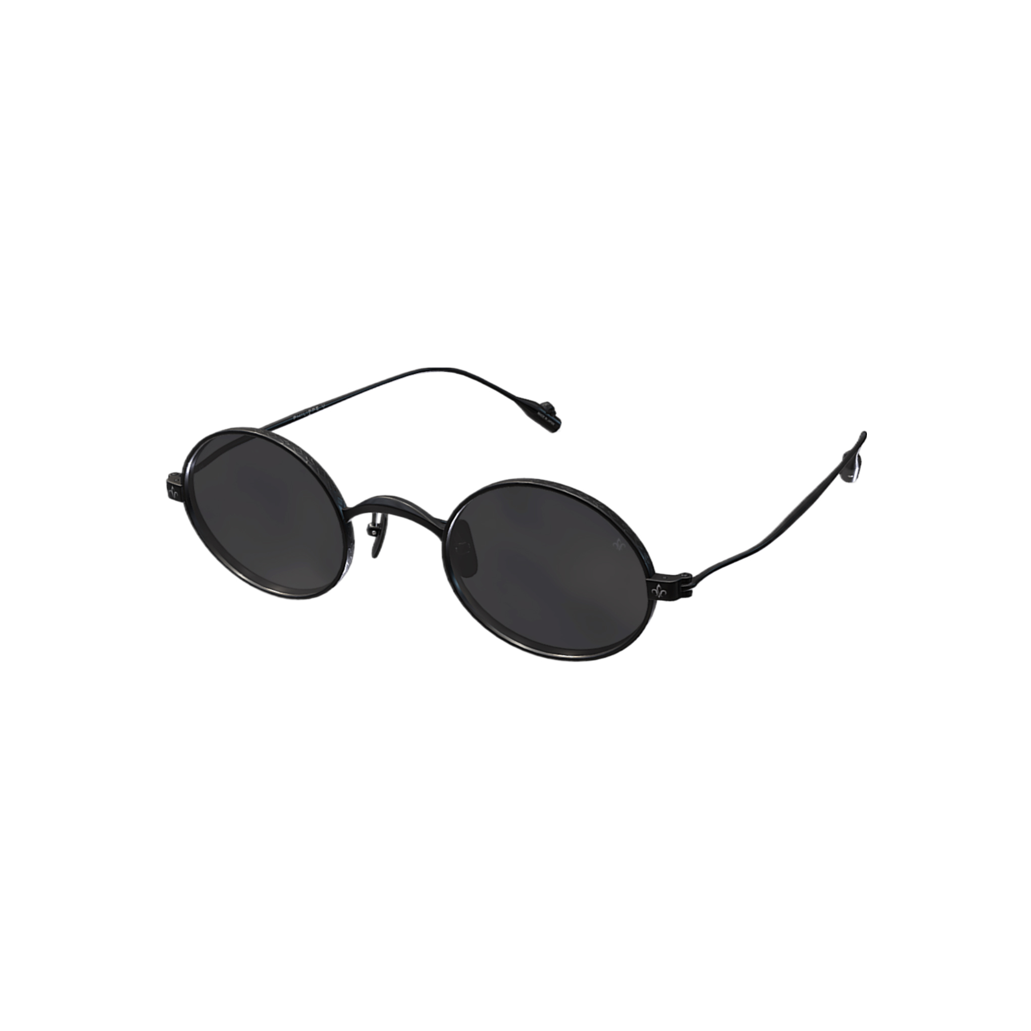 Philippe V X15 Siyah Gri Titanyum Unisex Güneş Gözlüğü - Görsel 4