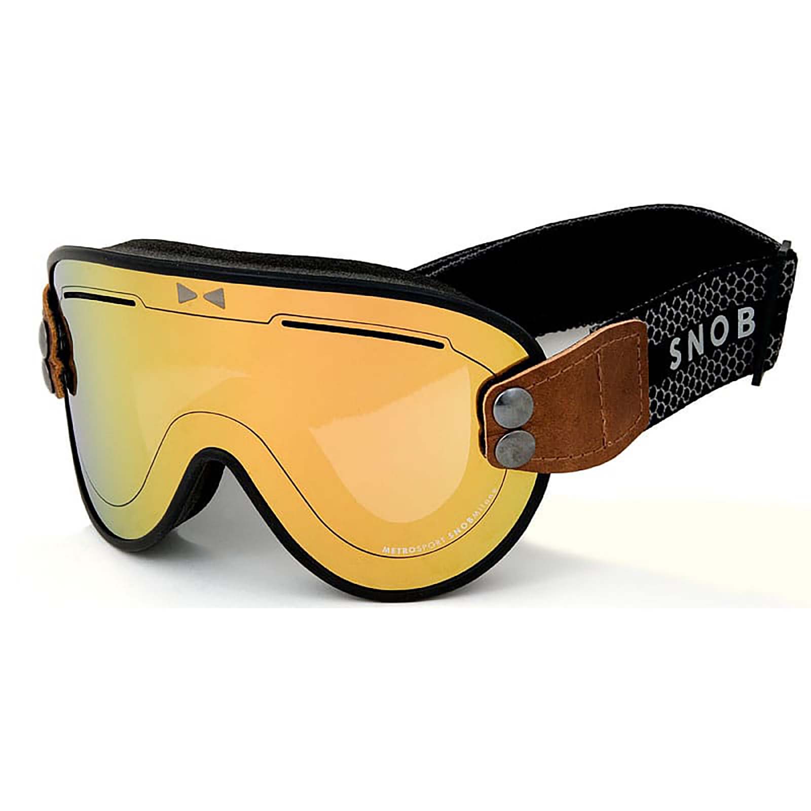 Snob Milano Cafe Racer Unisex Motorsiklet Gözlüğü - Görsel 2