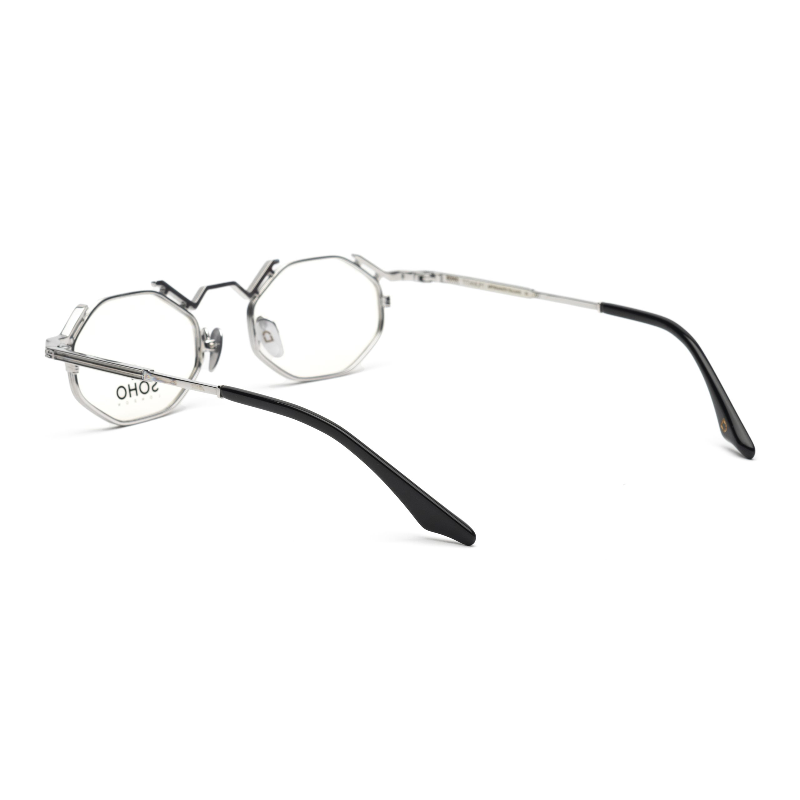 Soho London Bridge Gümüş Titanyum Unisex Optik Gözlük - Görsel 4