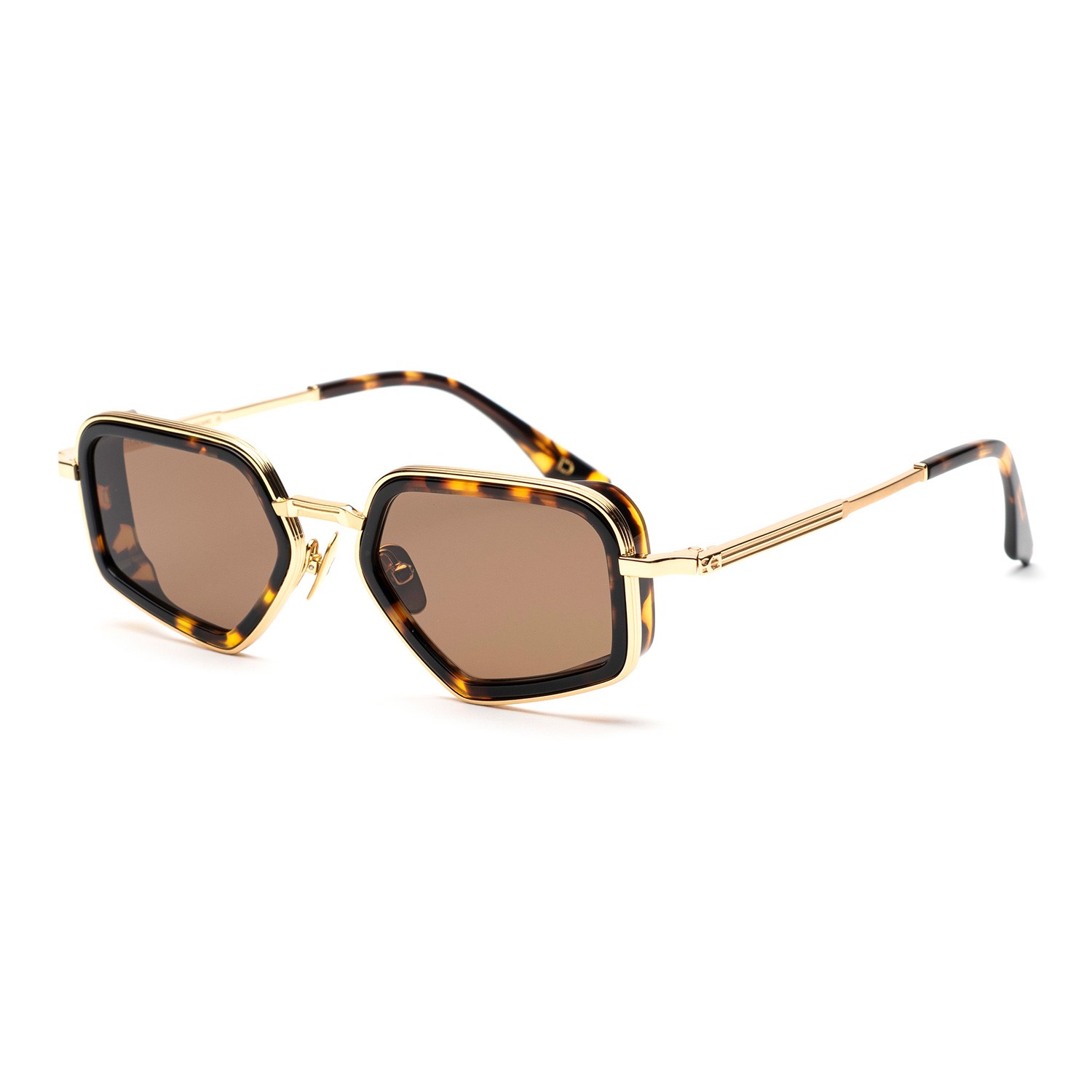 Soho London Hillgate Altın Havana Titanyum Unisex Güneş Gözlüğü - Görsel 2