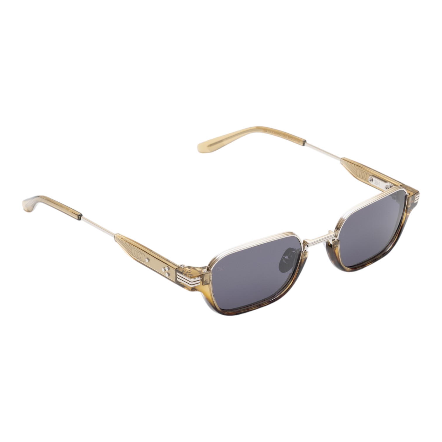 Unique Design Milano Cabrio Bal Rengi Gümüş Unisex Güneş Gözlüğü - Görsel 2