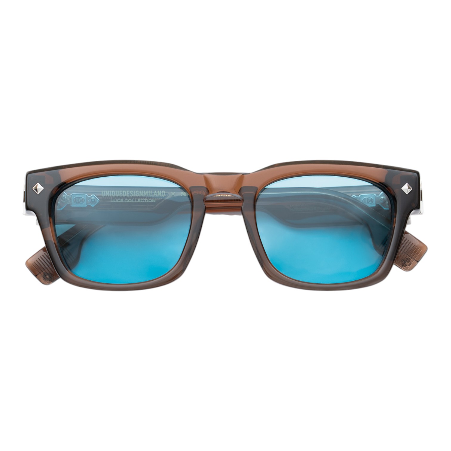 Unique Design Milano Clarity 22k Beyaz Altın Unisex Güneş Gözlüğü