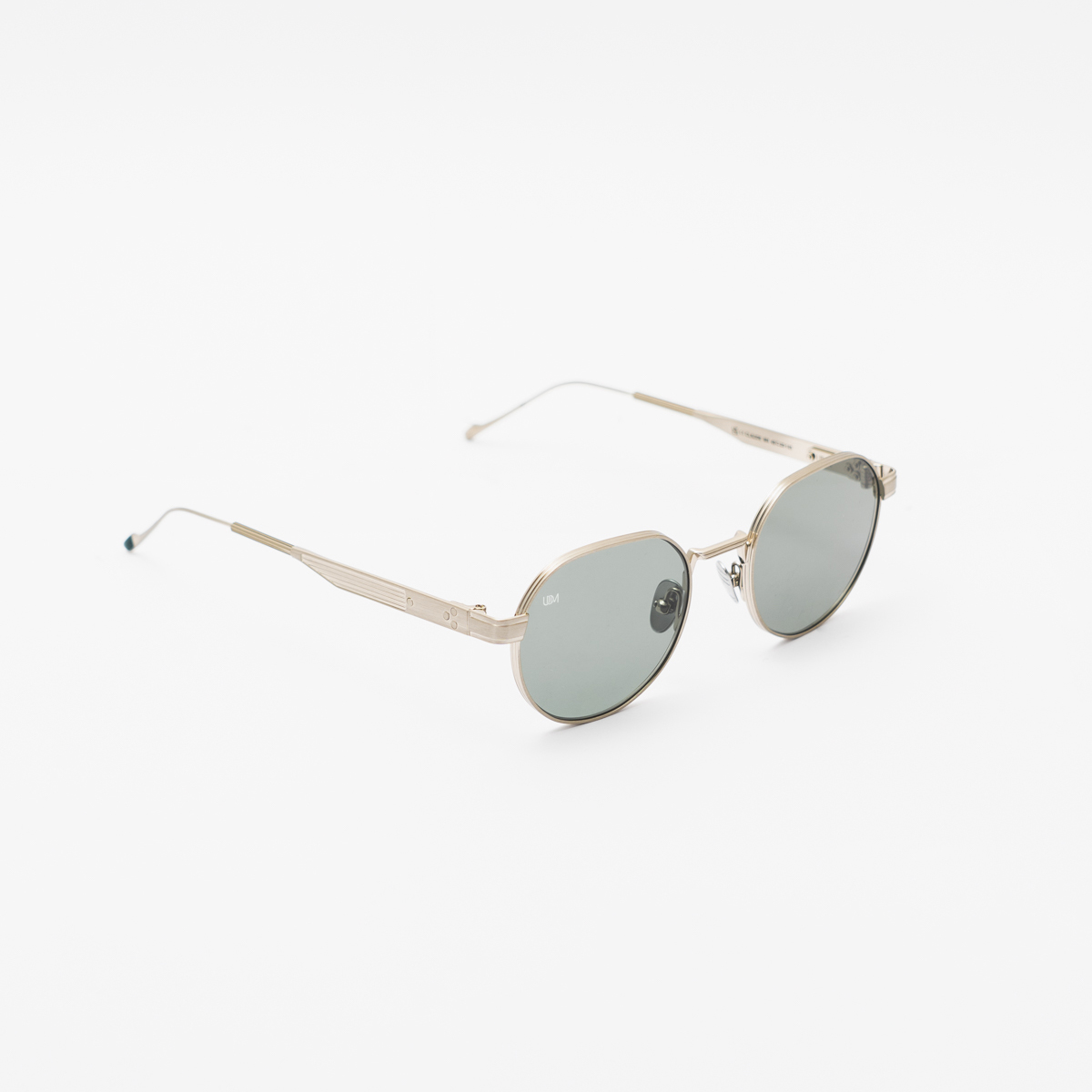Unique Design Milano Claude Gümüş Yeşil Unisex Güneş Gözlüğü - Görsel 2