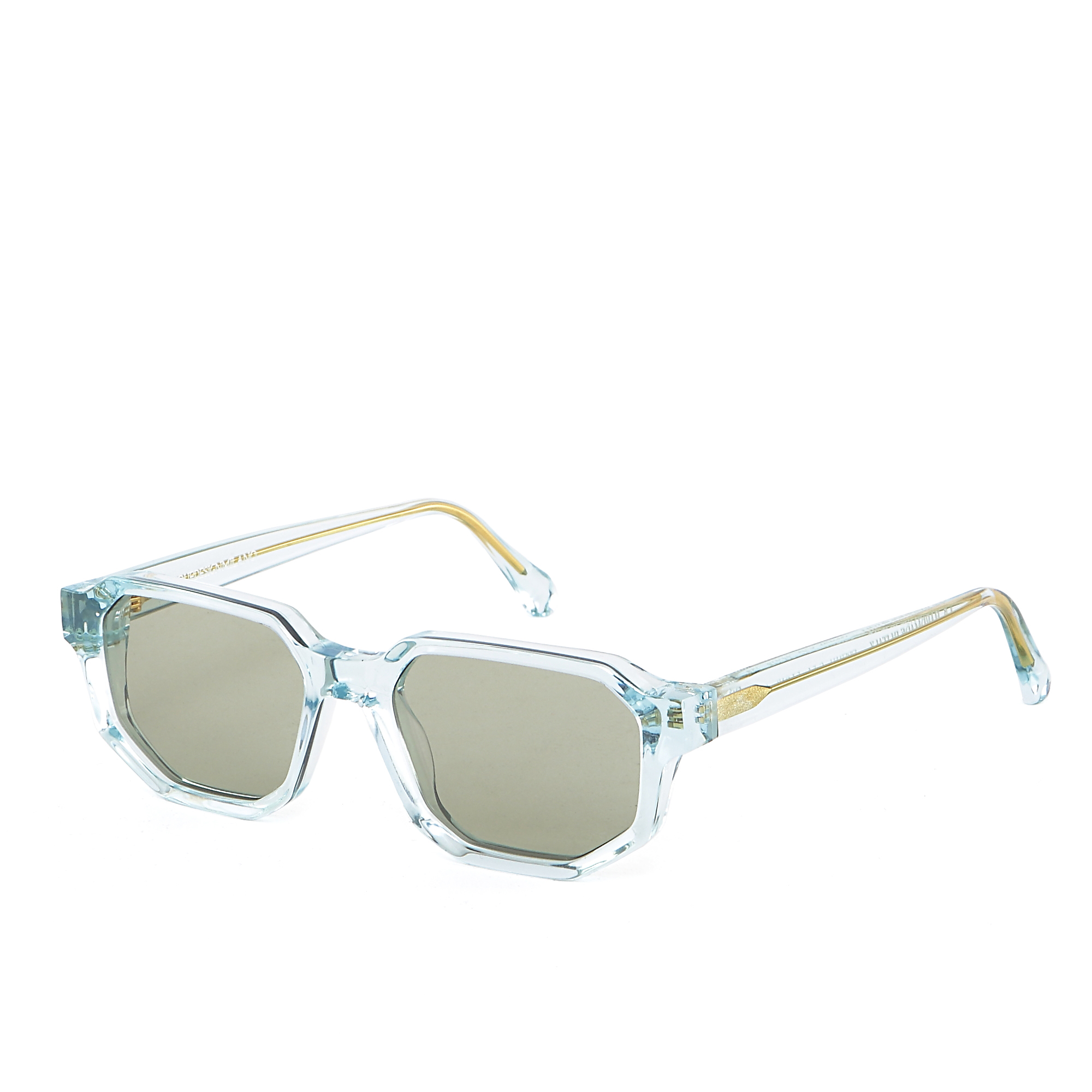 Unique Design Milano Fireball Şeffaf Turkuaz Unisex Güneş Gözlüğü - Görsel 2