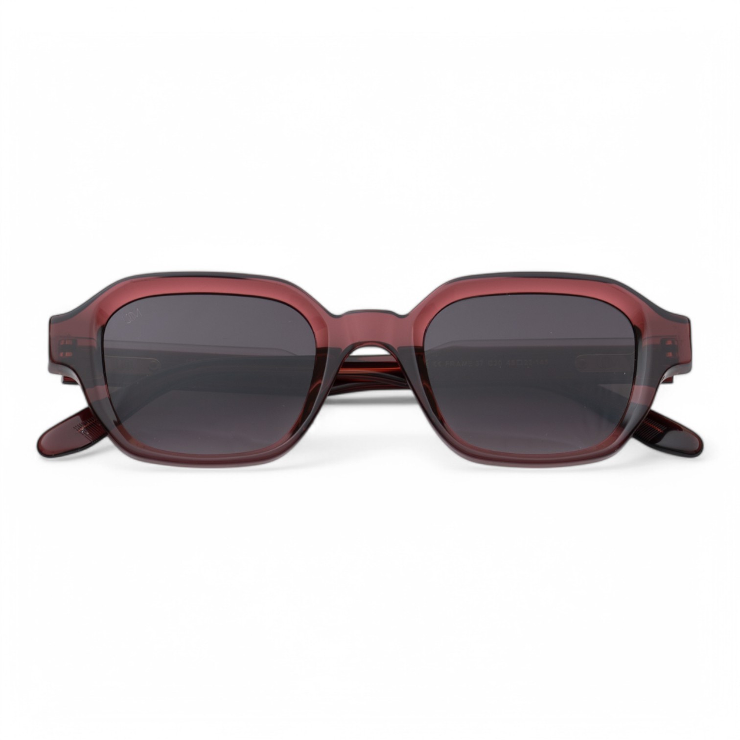 Unique Design Milano Frame 37 Bordo Unisex Güneş Gözlüğü