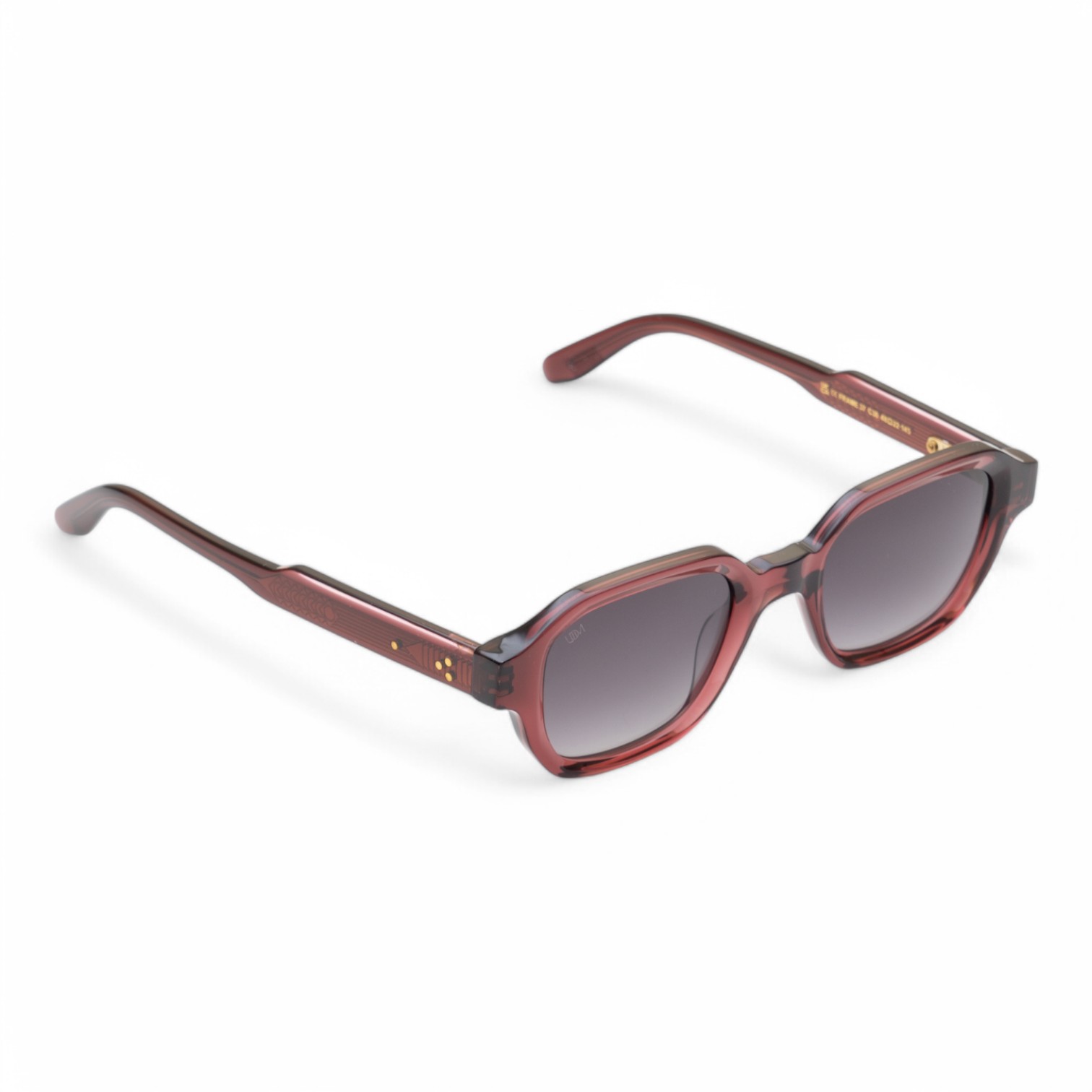 Unique Design Milano Frame 37 Bordo Unisex Güneş Gözlüğü - Görsel 2