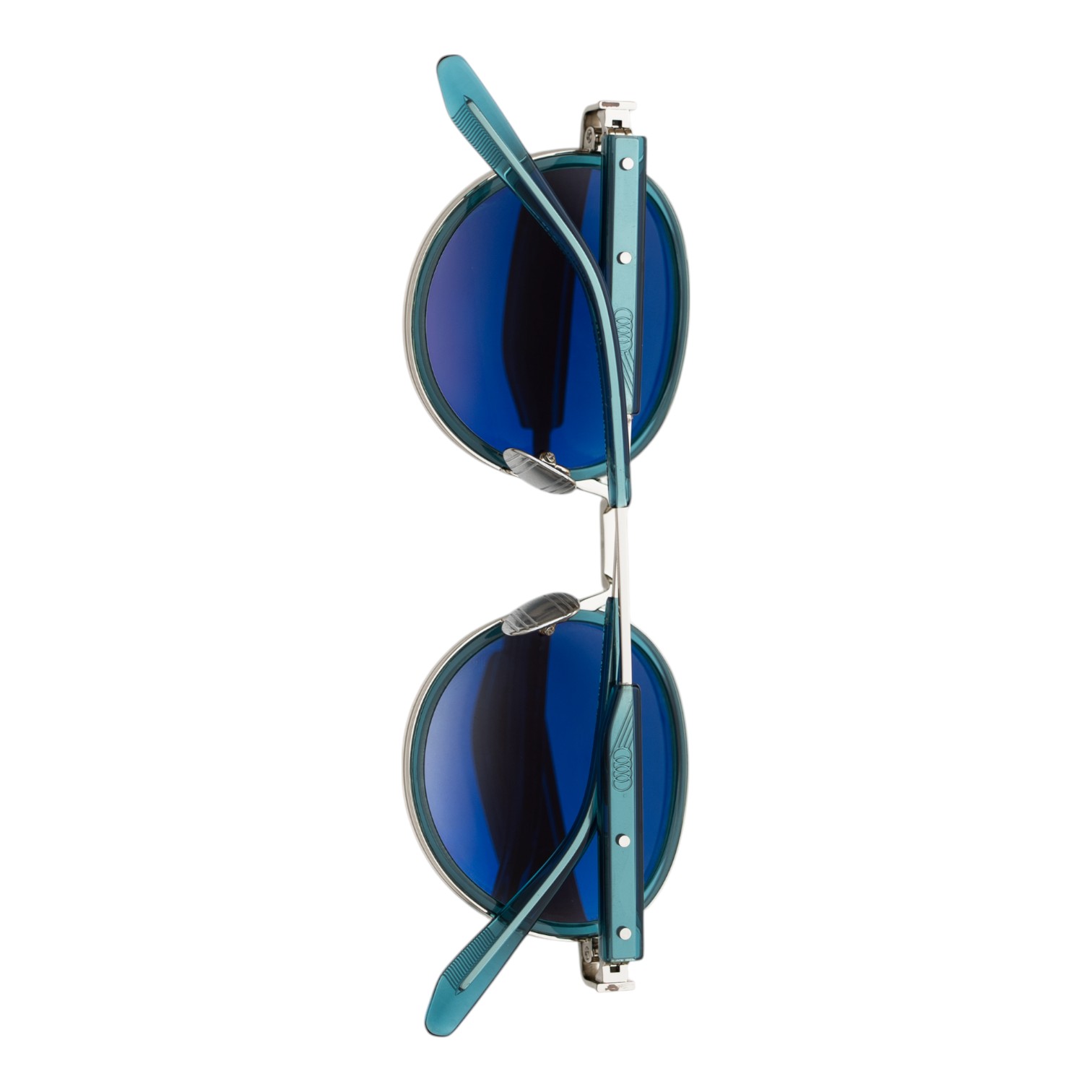 Unique Design Milano Frame 40 Turkuaz Gümüş Unisex Güneş Gözlüğü - Görsel 3