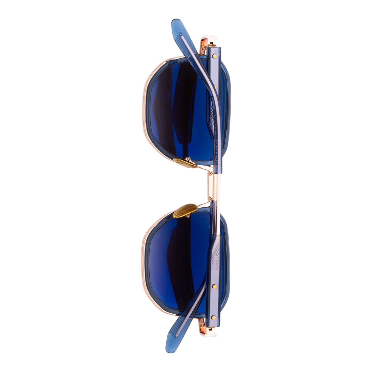 Unique Design Milano Ny Lights Lacivert Rose Gold Unisex Güneş Gözlüğü - Görsel 3