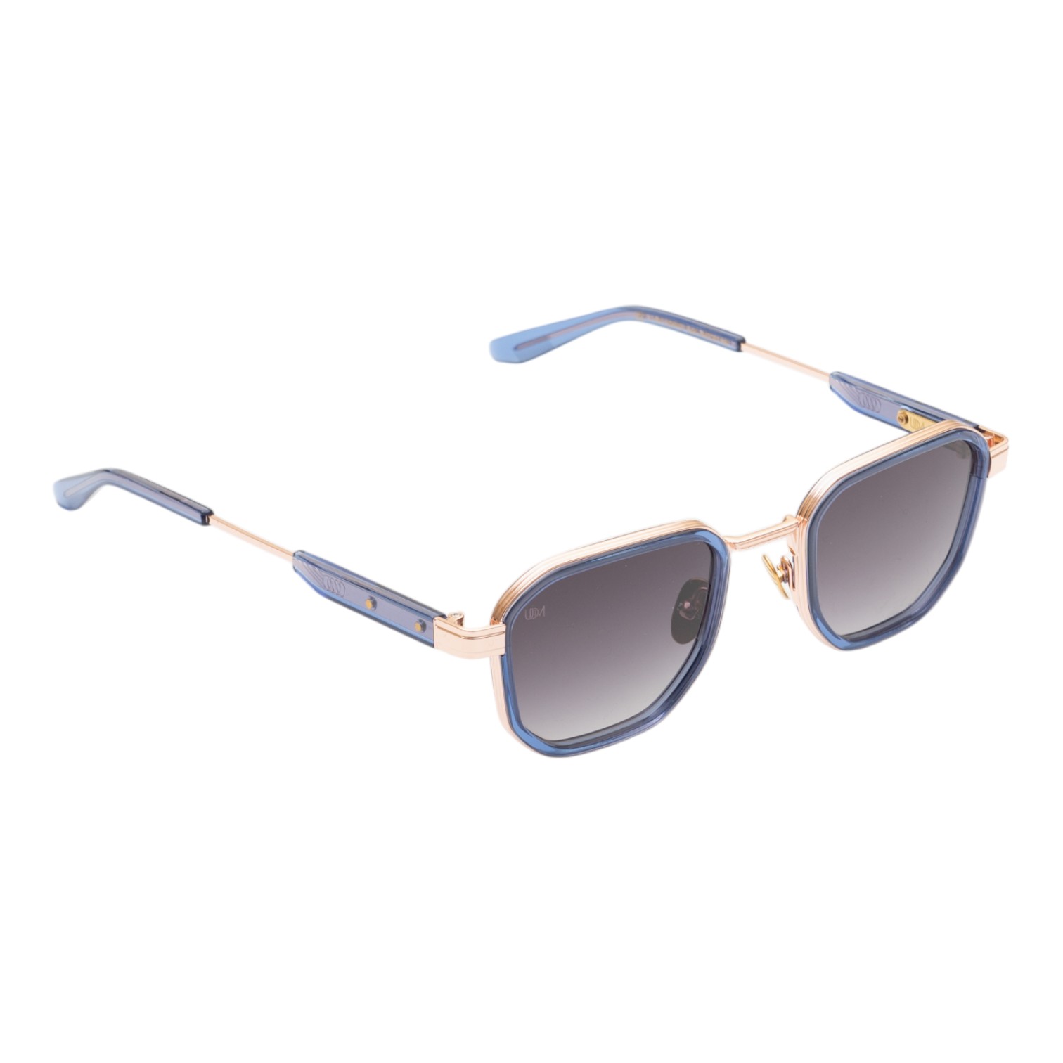 Unique Design Milano Ny Lights Lacivert Rose Gold Unisex Güneş Gözlüğü - Görsel 2
