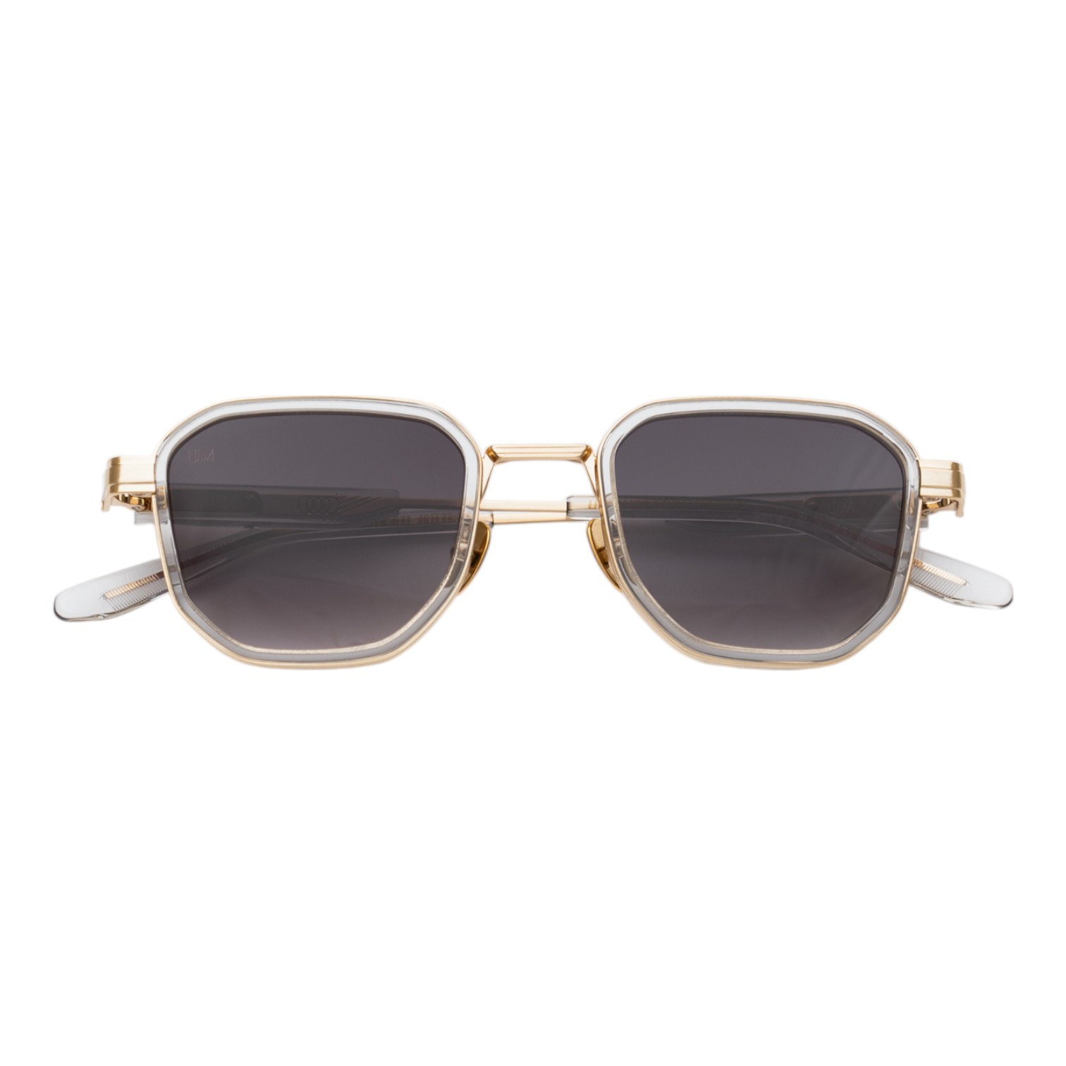 Unique Design Milano Ny Lights Şeffaf Altın Unisex Güneş Gözlüğü