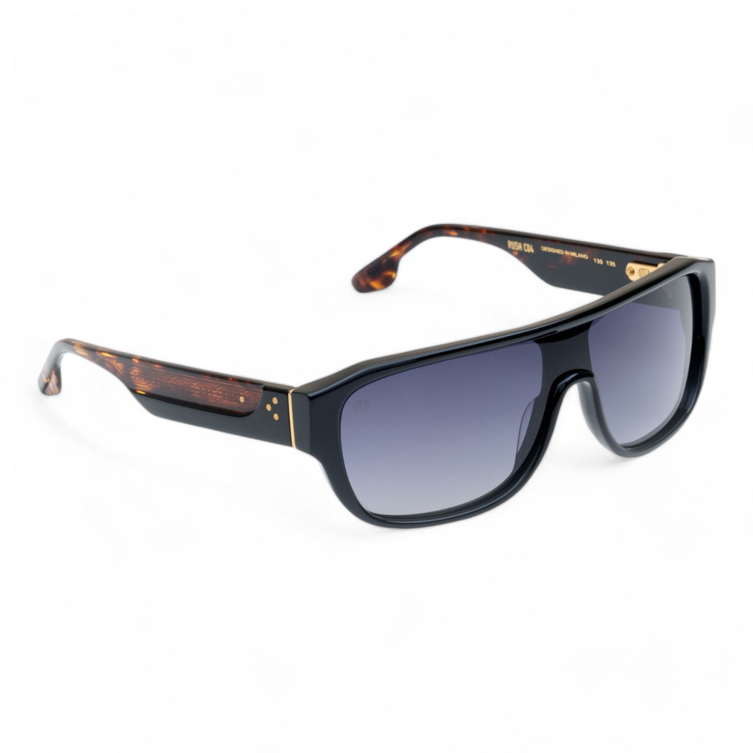 Unique Design Milano Rush Siyah Unisex Güneş Gözlüğü - Görsel 3