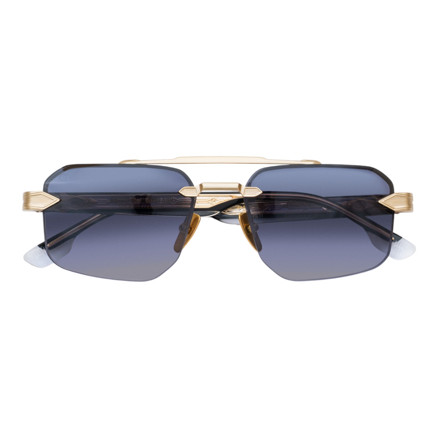 Unique Design Milano The Bright Altın Siyah Unisex Güneş Gözlüğü