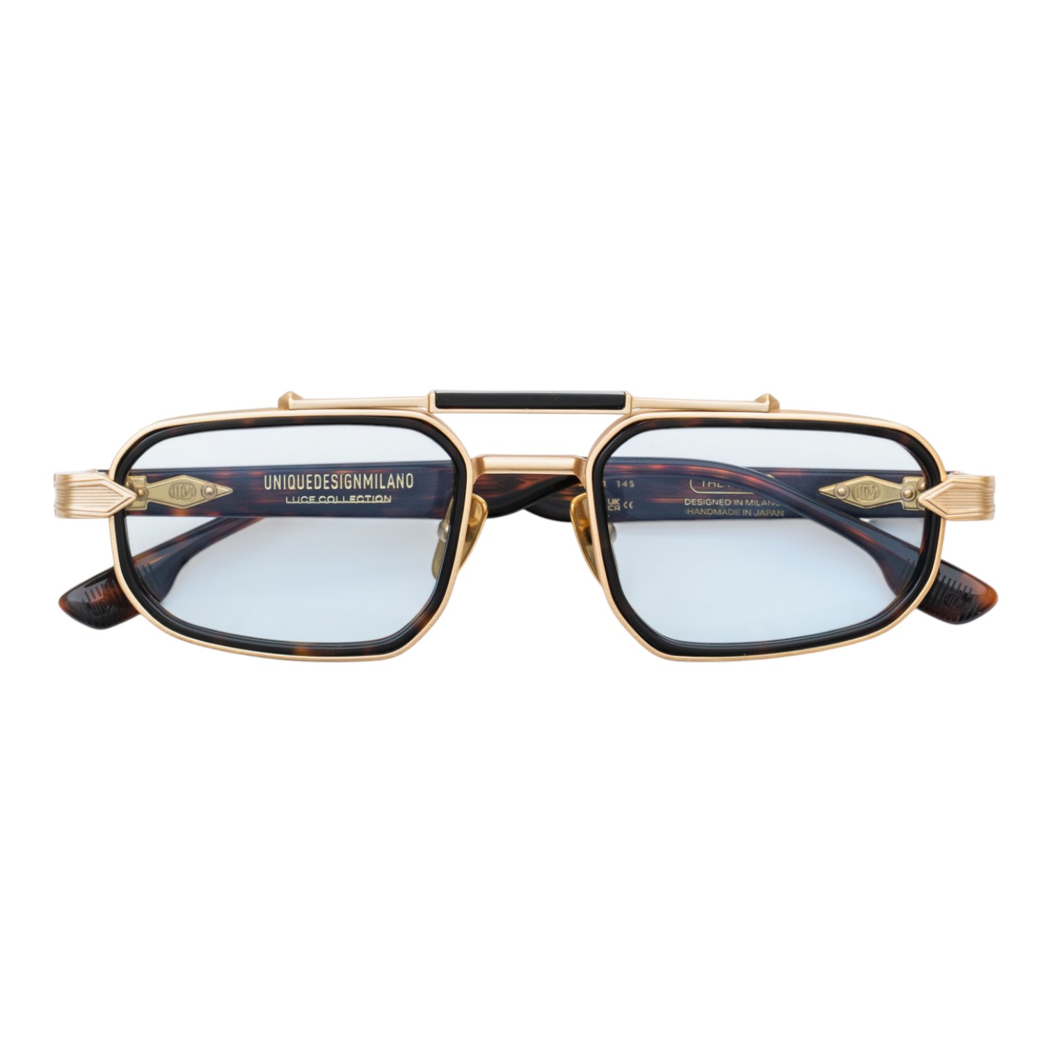 Unique Design Milano The Flash Altın Havana Unisex Güneş Gözlüğü