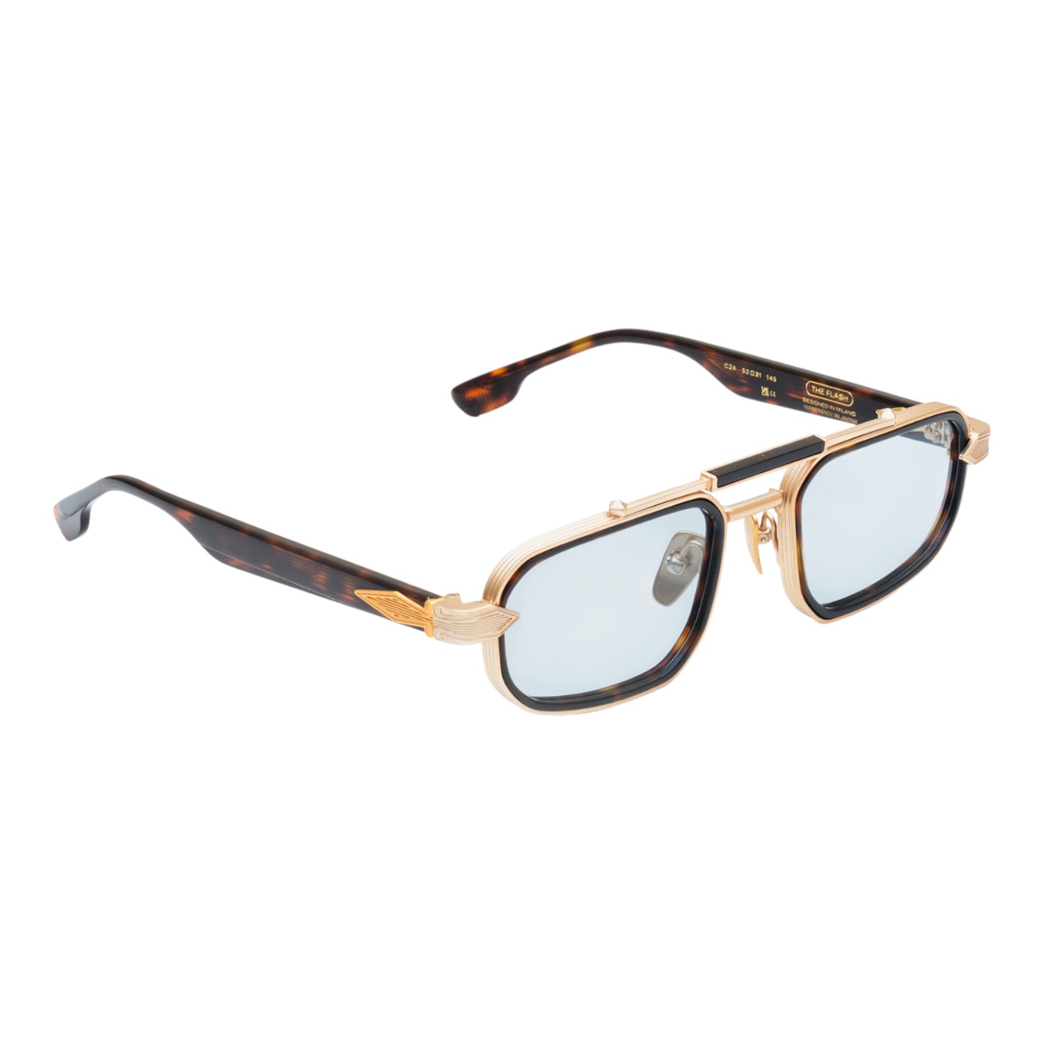 Unique Design Milano The Flash Altın Havana Unisex Güneş Gözlüğü - Görsel 2