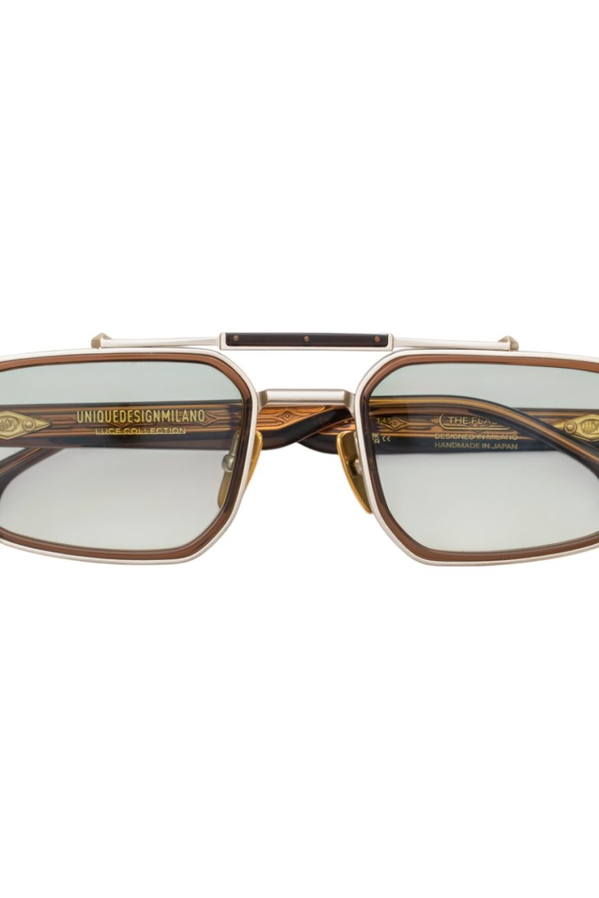 Unique Design Milano The Flash Gümüş Kahverengi Unisex Güneş Gözlüğü