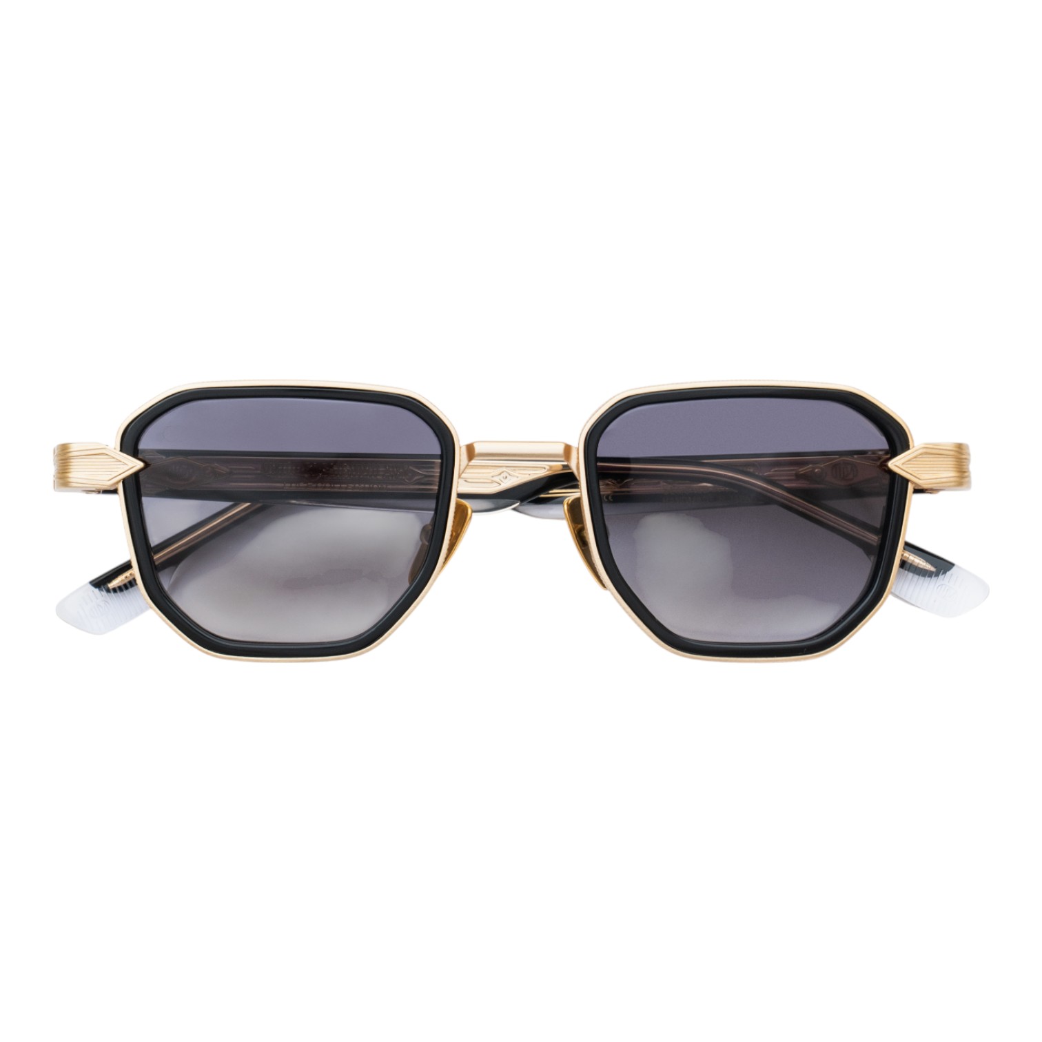 Unique Design Milano The Glowing Altın Siyah Unisex Güneş Gözlüğü
