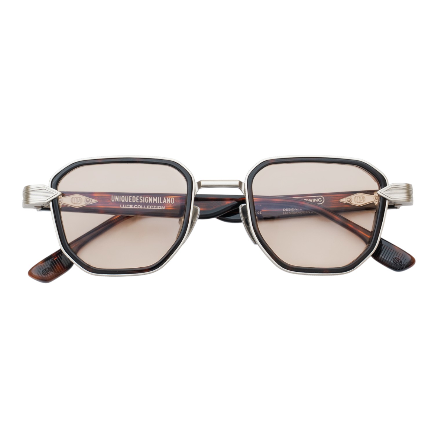 Unique Design Milano The Glowing Gümüş Havana Unisex Güneş Gözlüğü