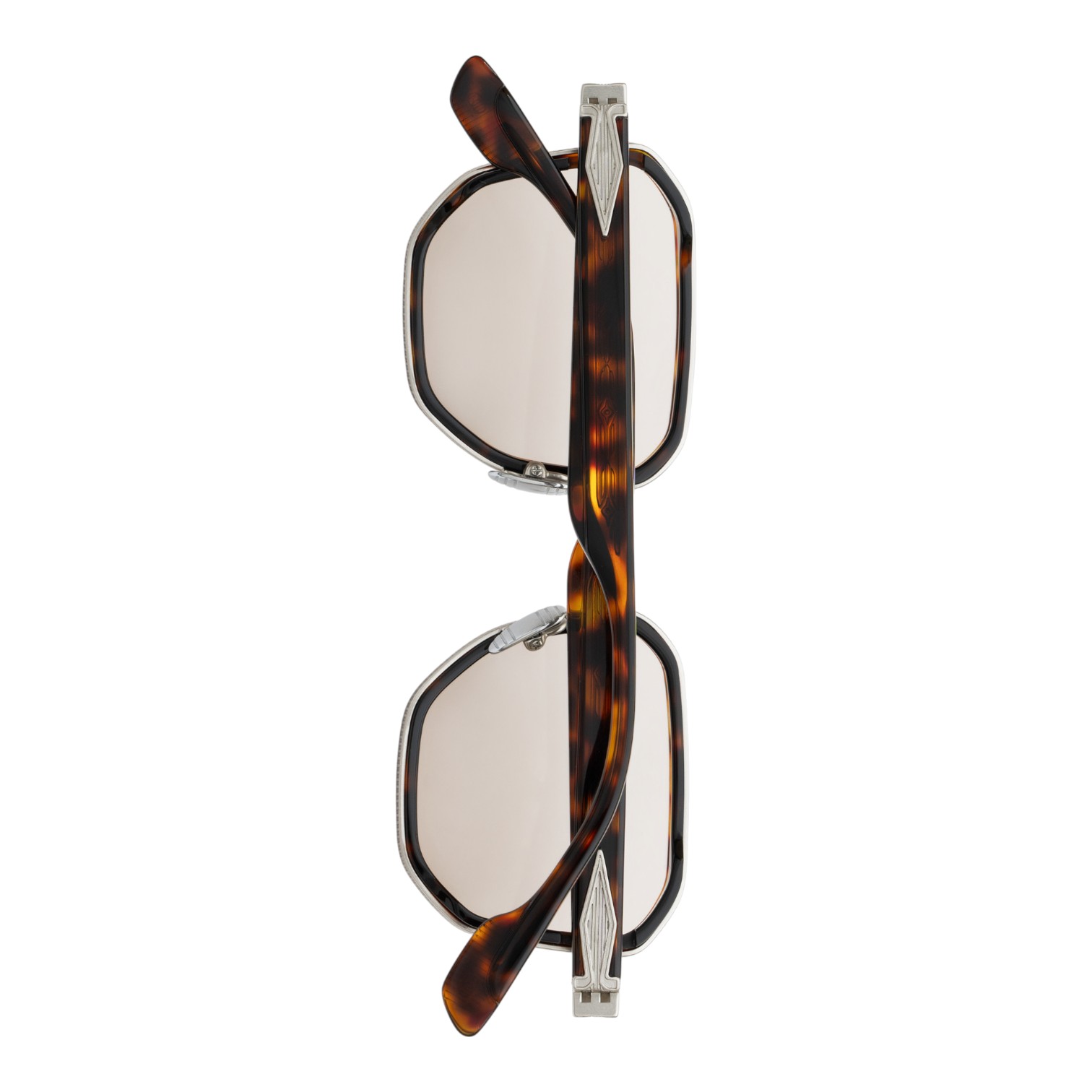 Unique Design Milano The Glowing Gümüş Havana Unisex Güneş Gözlüğü - Görsel 3