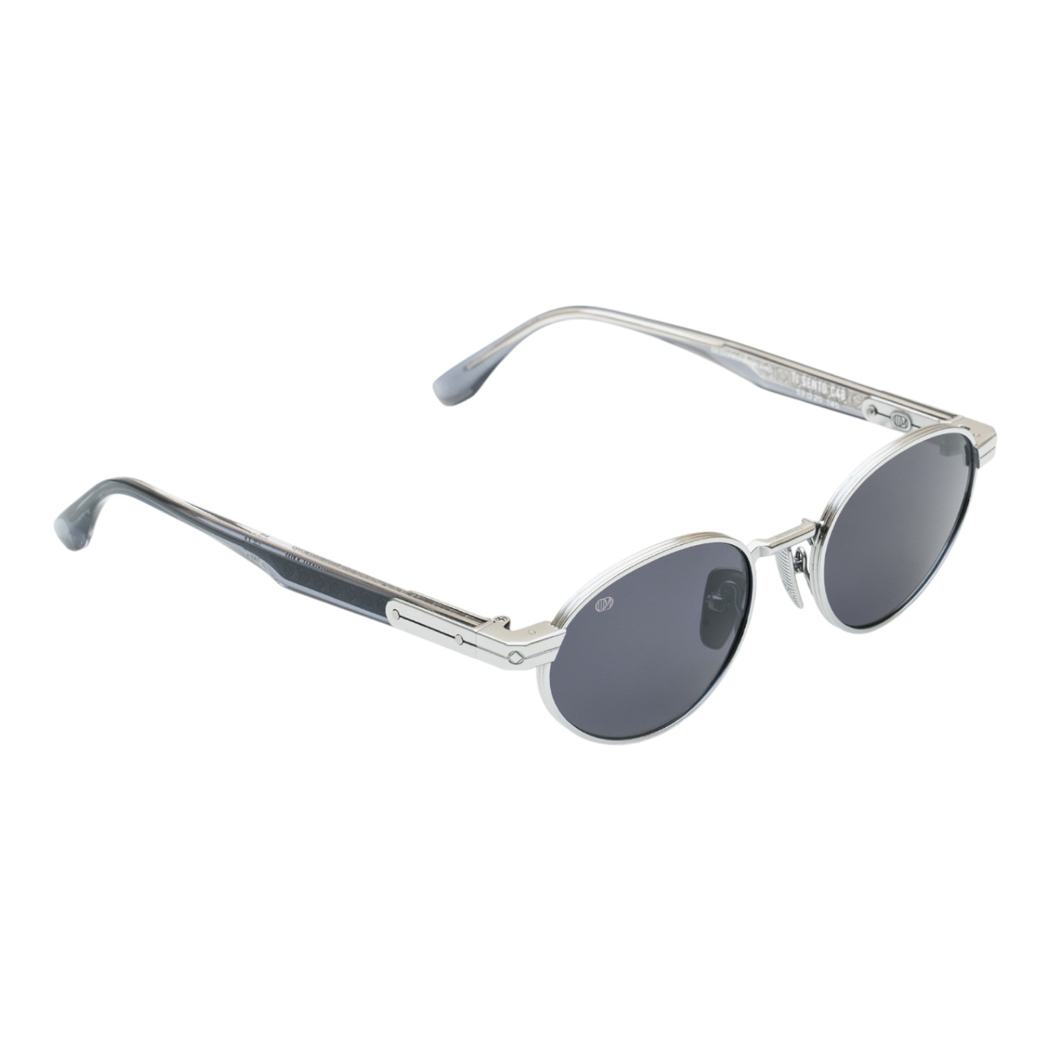 Unique Design Milano Ti Sento Gümüş Füme Unisex Güneş Gözlüğü - Görsel 2