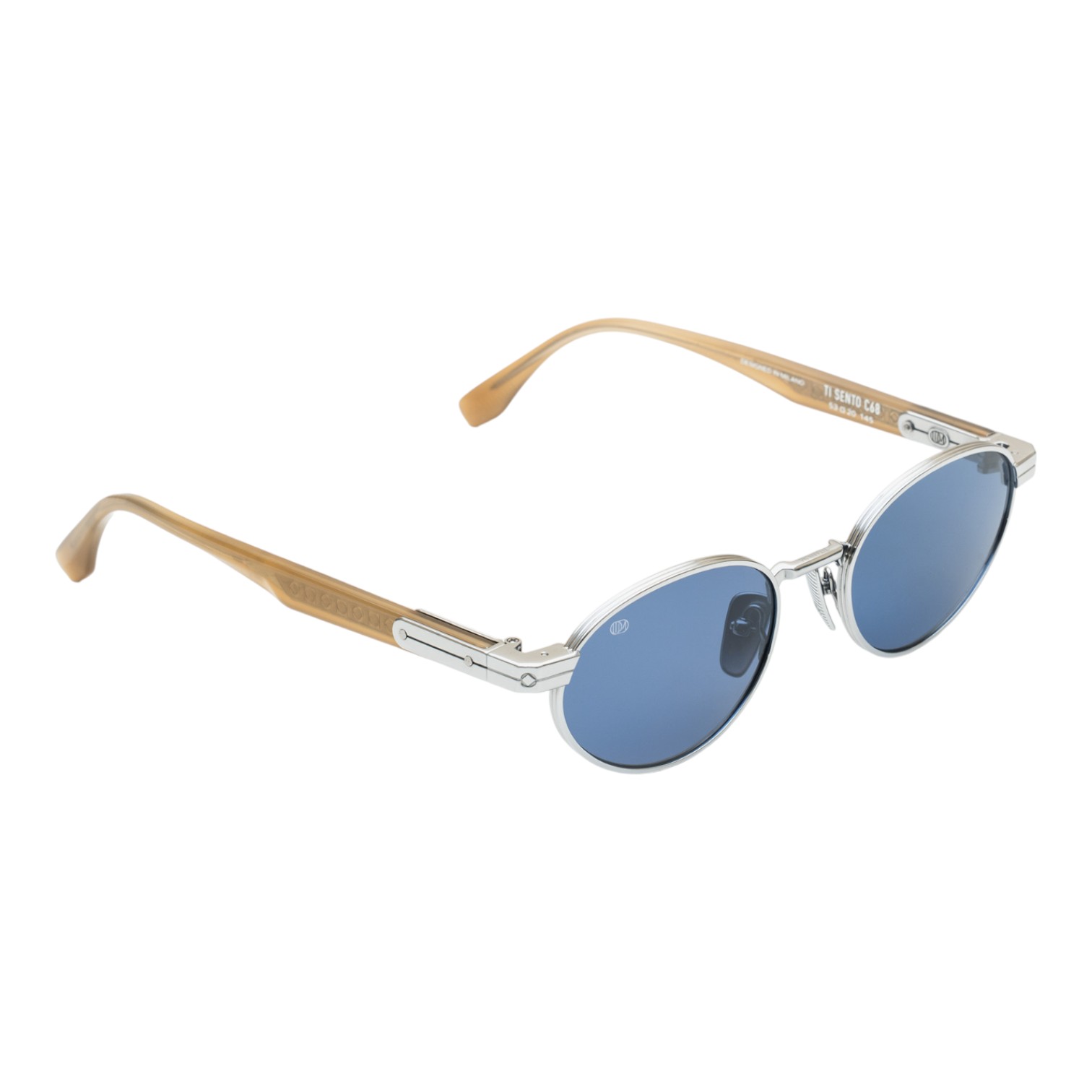 Unique Design Milano Ti Sento Gümüş Karamel Unisex Güneş Gözlüğü - Görsel 2