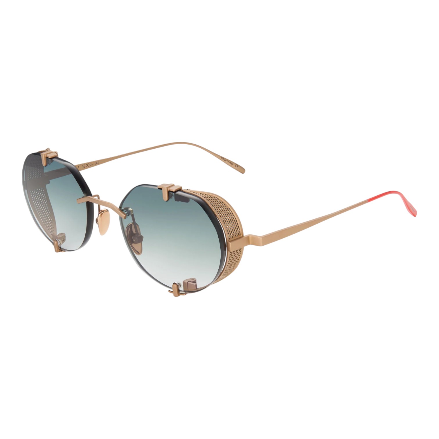Vysen Uttar Mat Rose Gold Titanyum Unisex Güneş Gözlüğü - Görsel 2
