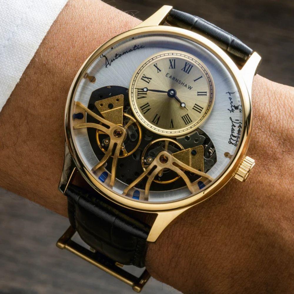 FARADAY DOUBLE BARREL ES-8179-07 Otomatik Erkek Kol Saati - Görsel 2