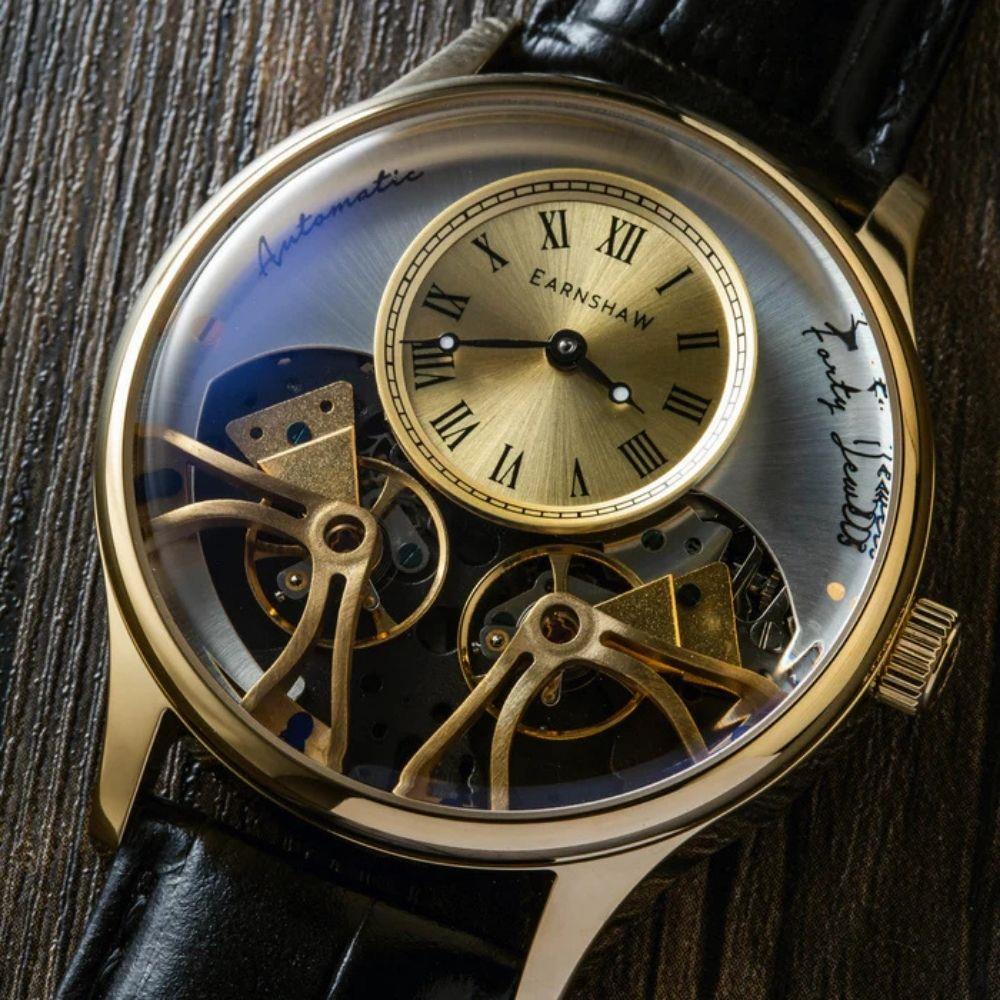 FARADAY DOUBLE BARREL ES-8179-07 Otomatik Erkek Kol Saati - Görsel 3