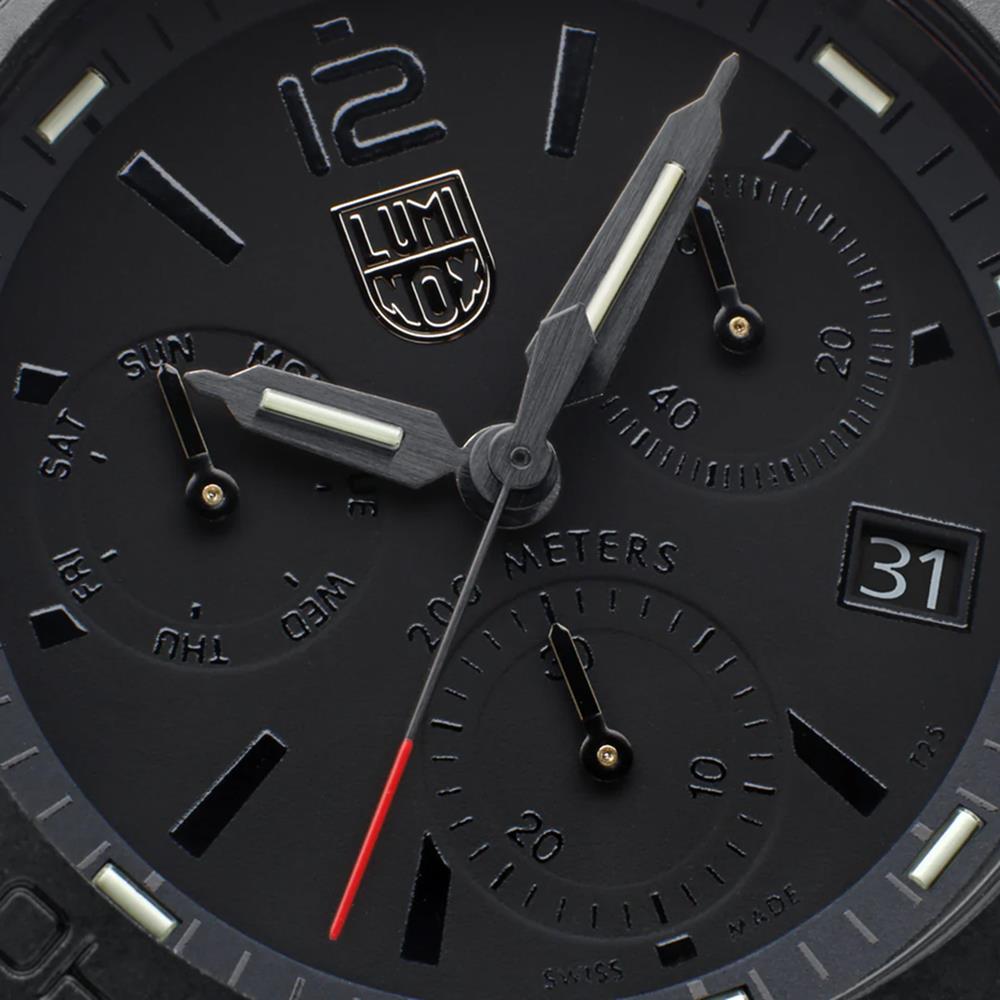 LUMINOX XS.3141.BO.1 PACIFIC DIVER CHRONOGRAPH (İsviçre Üretimi Ronda Z60 Mekanizmalı) Erkek Kol Saati - Görsel 3
