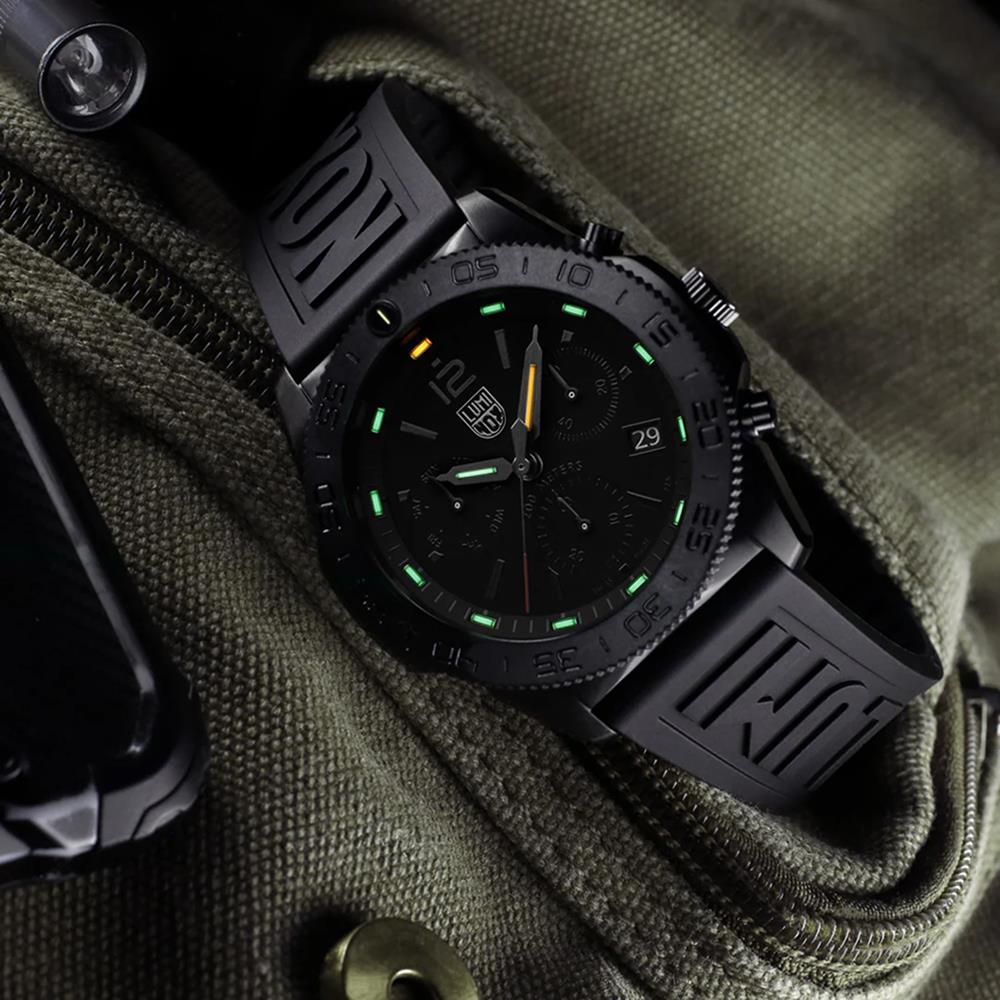 LUMINOX XS.3141.BO.1 PACIFIC DIVER CHRONOGRAPH (İsviçre Üretimi Ronda Z60 Mekanizmalı) Erkek Kol Saati - Görsel 5